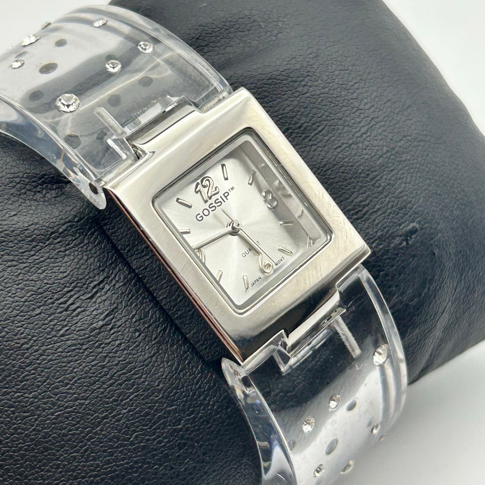 Other Gossip Women's Cuff Watch with Clear Acrylic Band Size ONE SIZE - 3 Thumbnail