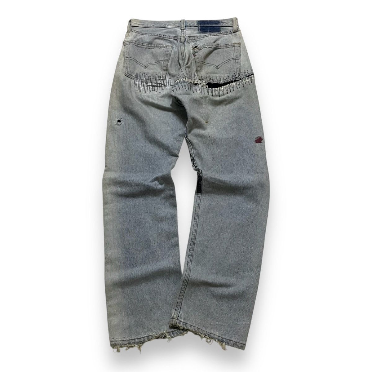If Six Was Nine ORIGINAL LEVIS 501 USA X SEX PISTOL RARE COLLECTION (28×39) Size US 28 / EU 44 - 12 Thumbnail
