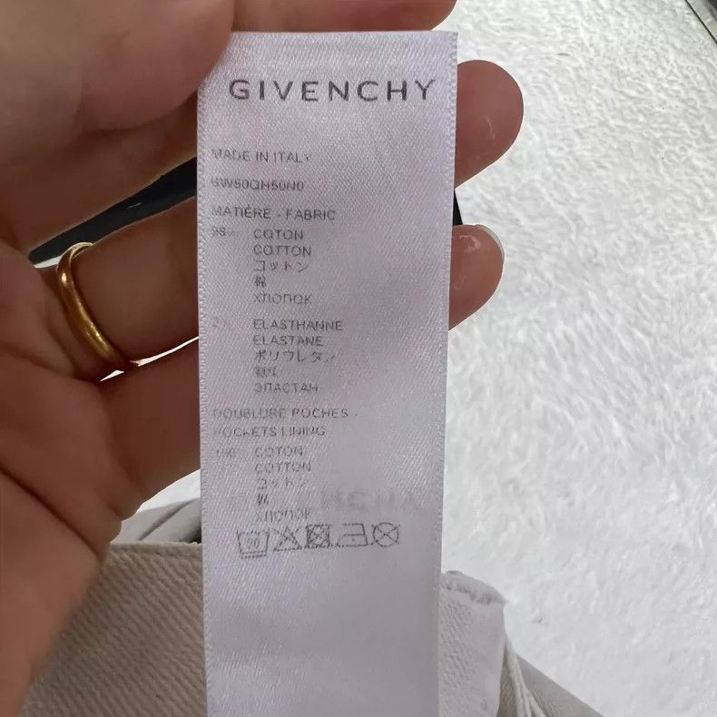 Givenchy Givenchy Ripped Slim Fit Denim Pants 2506-Nextarrow Size US 29 - 4 Thumbnail