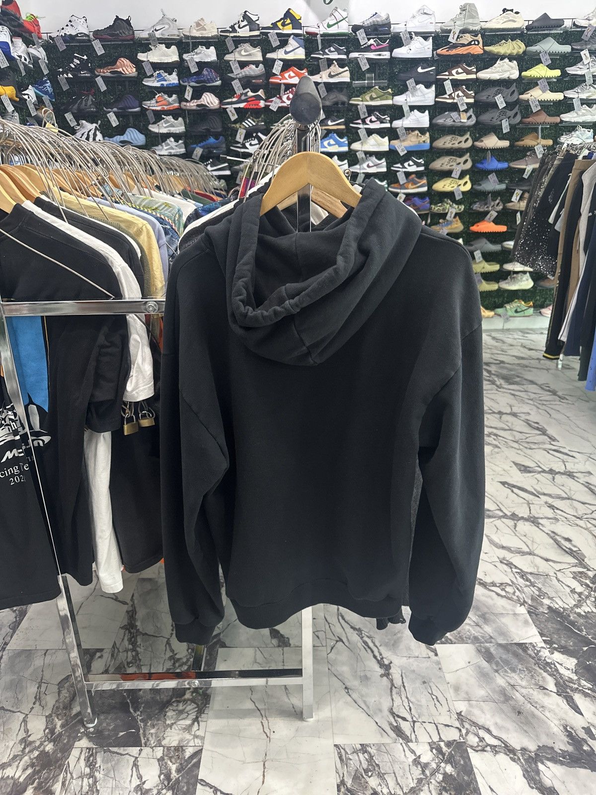 Celine CELINE Logo Hoodie (Black) Size US L / EU 52-54 / 3 - 2 Thumbnail