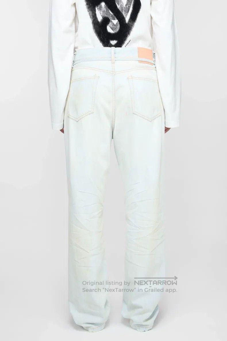 Acne Studios Acne Studios 1991 Light Blue Washed Distressed Jeans Size US 26 / EU 42 - 6 Thumbnail