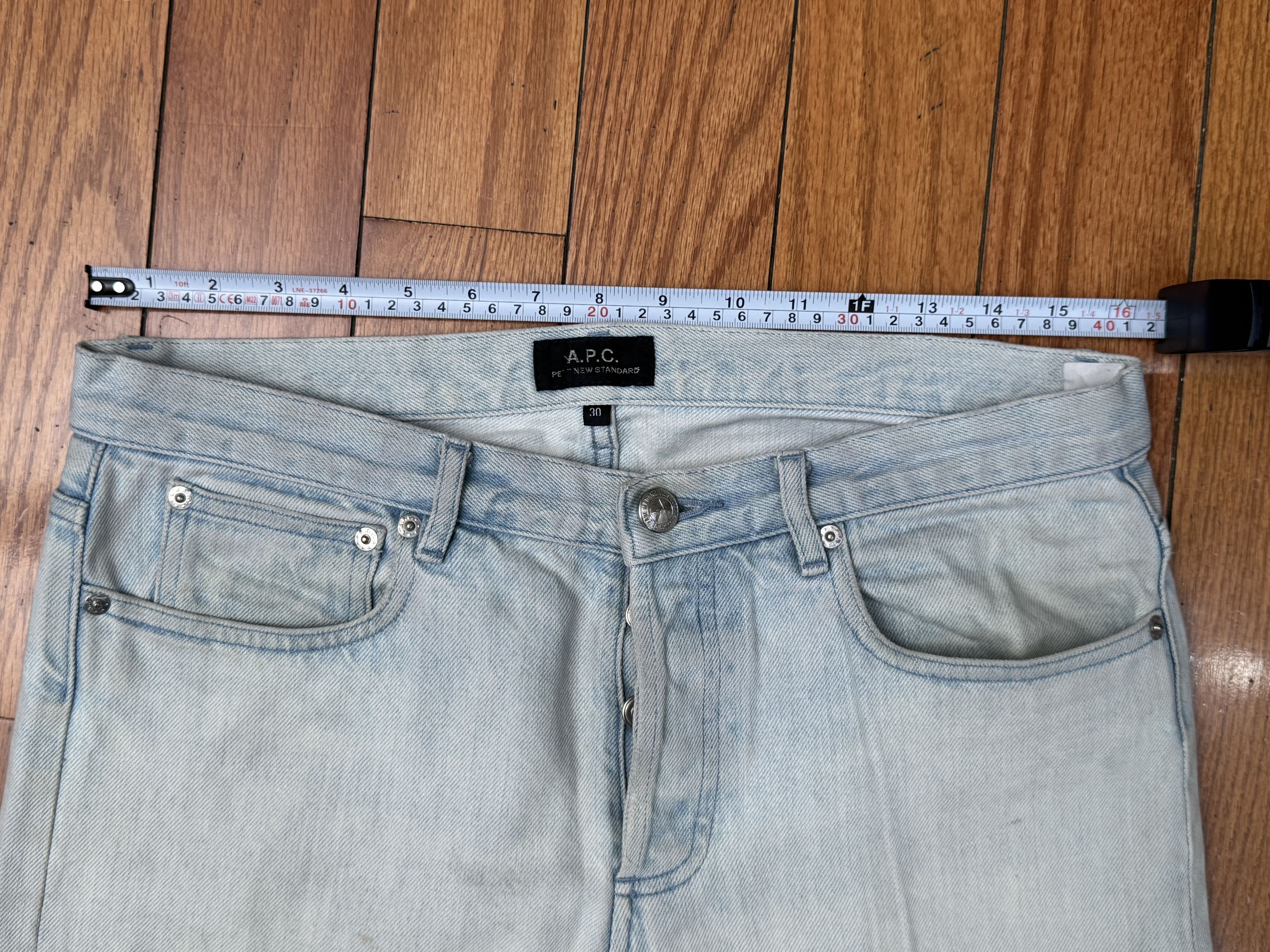 A.P.C. Selvedge Petite New Standard APC Denim Light Blue Wash Size US 30 / EU 46 - 1 Thumbnail