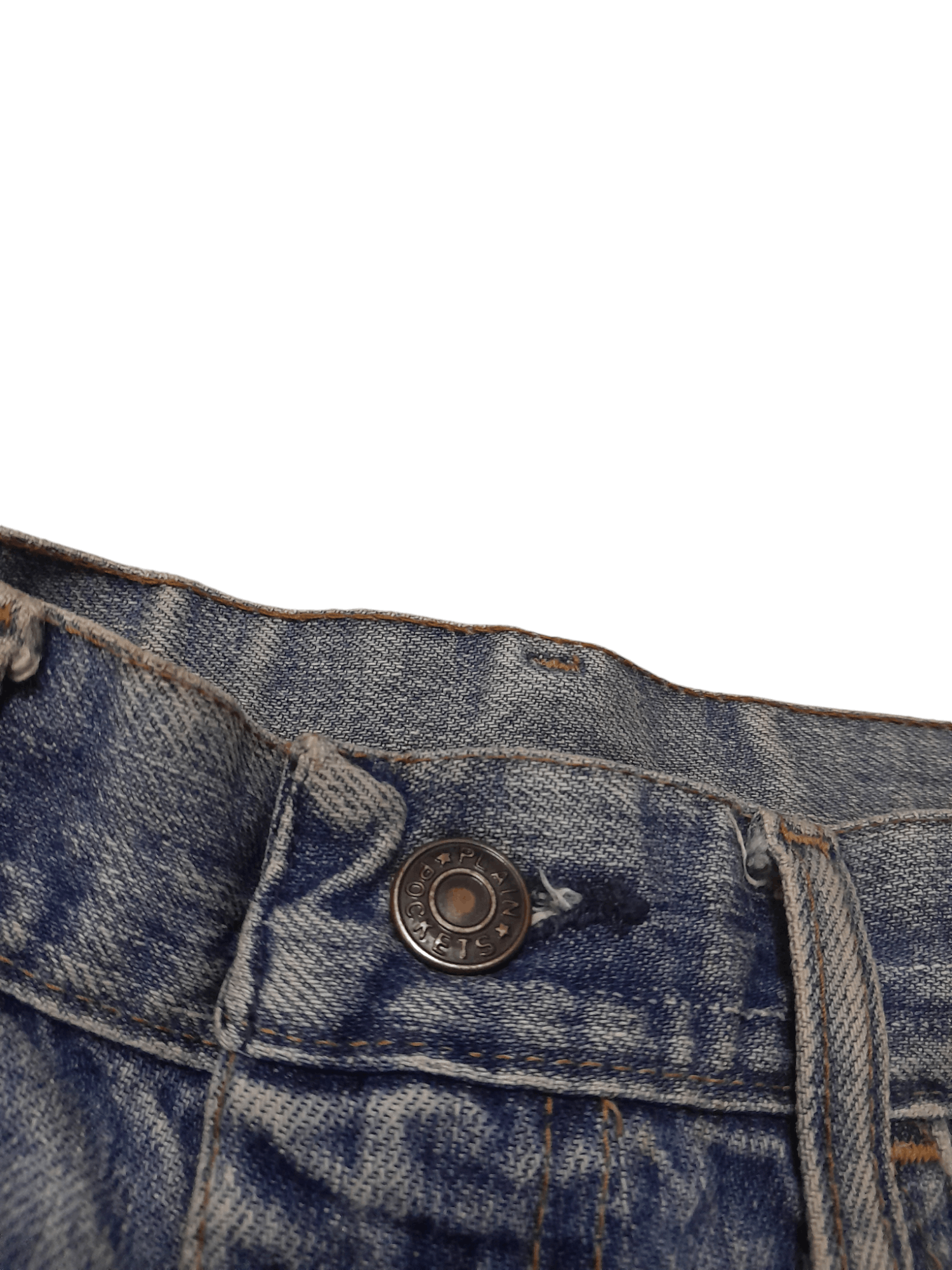 Vintage 70s Pocket Plain Denim Talon 42 Super FLARE Denim (F358) W33 Size US 33 - 6 Thumbnail