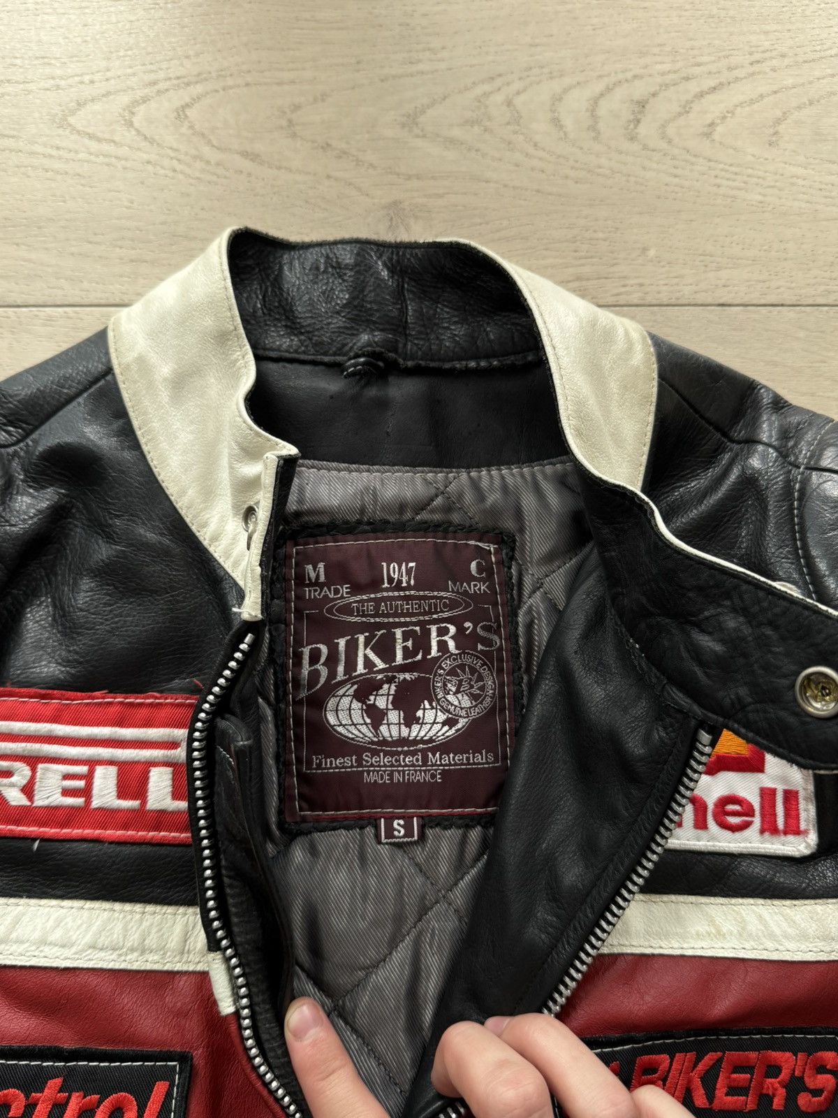 Vintage RACING MOTO JACKET LEATHER vintage Size US M / EU 48-50 / 2 - 8 Thumbnail