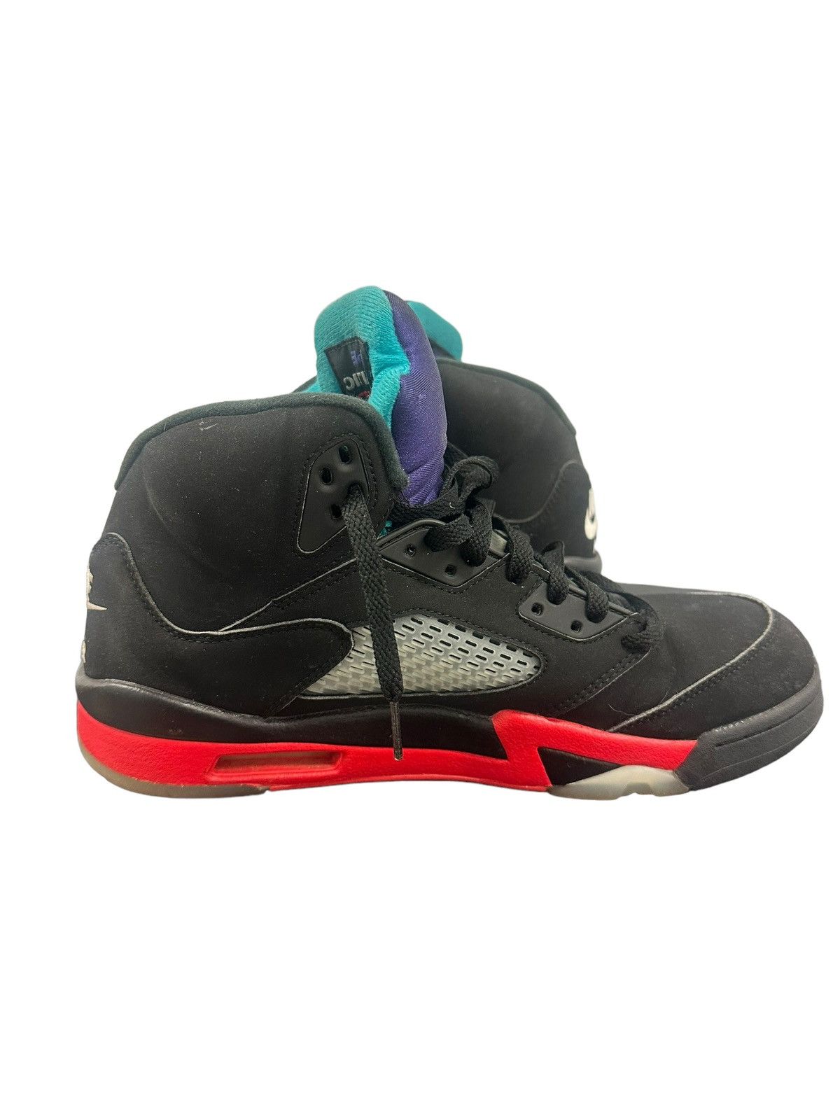 image of Nike Air Jordan 5 Top 3 Size 11 Cz1786-001 OG V Aqua Bred Shoes in Black, Men's