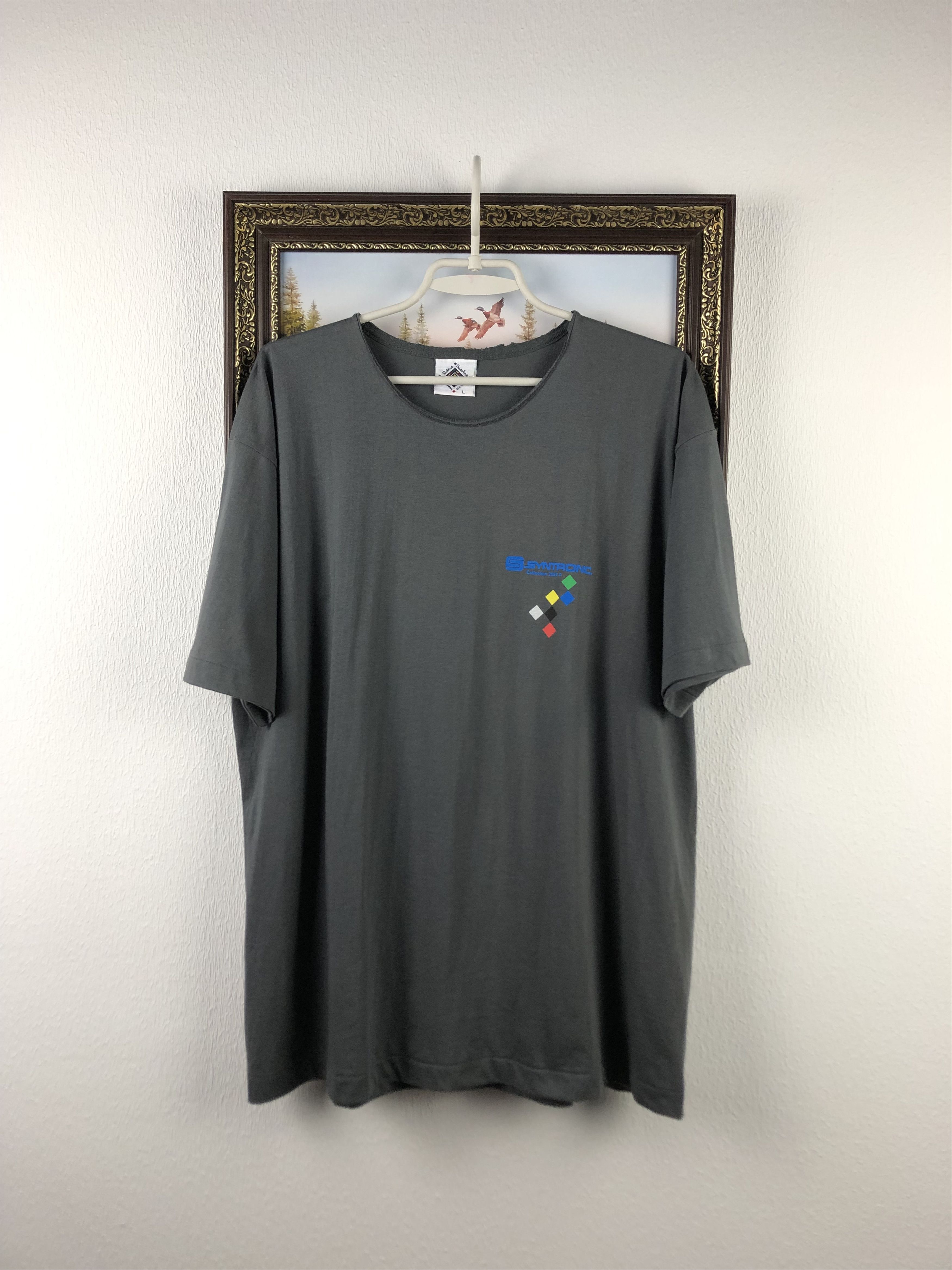 Vintage Vintage Syntronic Tee Design Technology Shirt Windows Apple Size US L / EU 52-54 / 3 - 3 Thumbnail