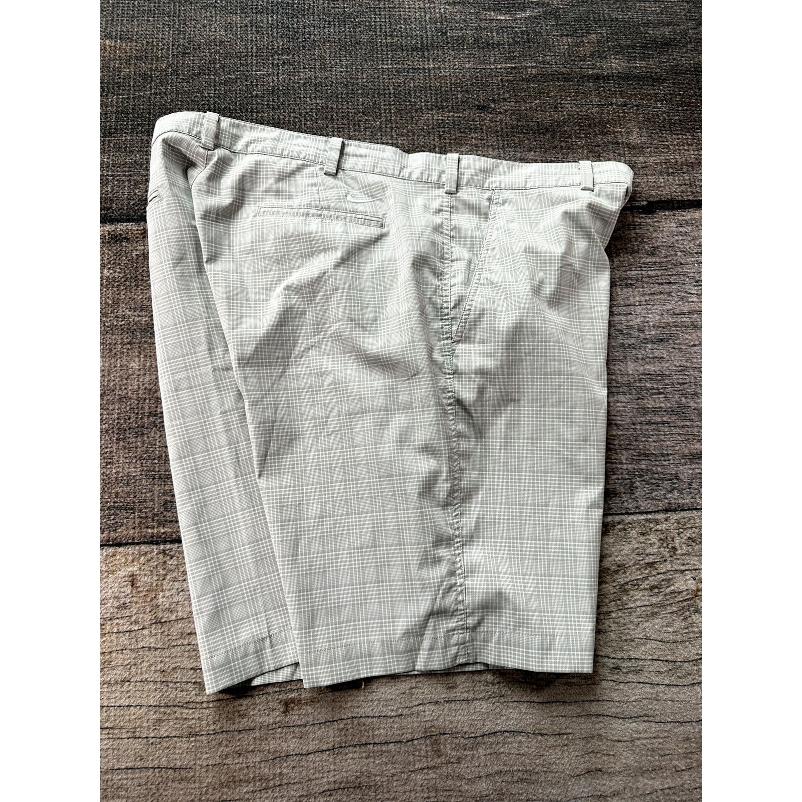 Nike Nike Golf Men's Plaid Grey White Shorts Dri-Fit SZ 42 Drifit Size US 42 / EU 58 - 4 Thumbnail
