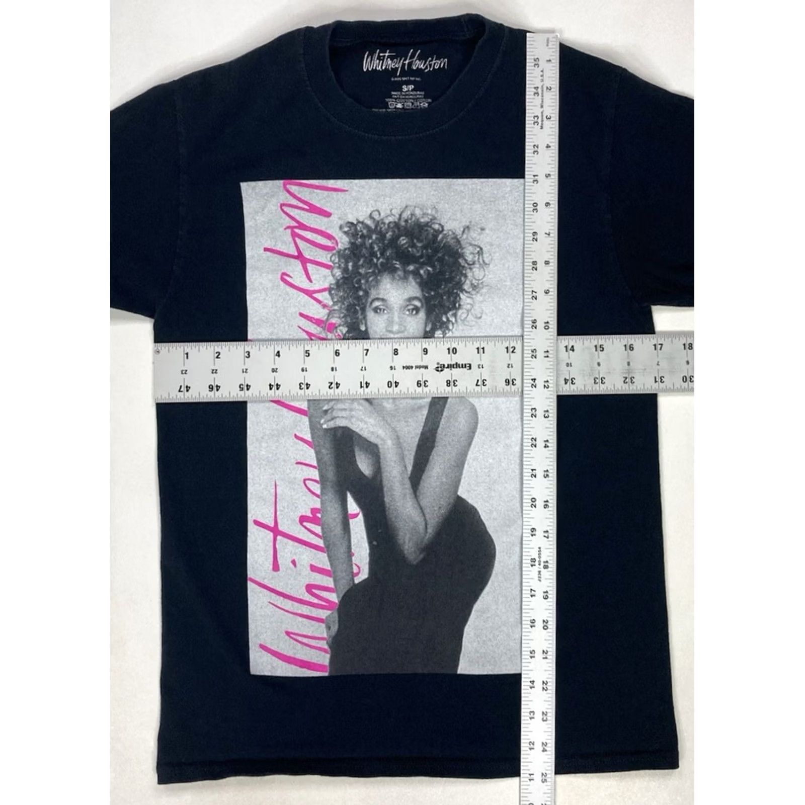 Vintage Whitney Houston T-Shirt Women Small Black Short Sleeve Retro Music Size S / US 4 / IT 40 - 5 Thumbnail