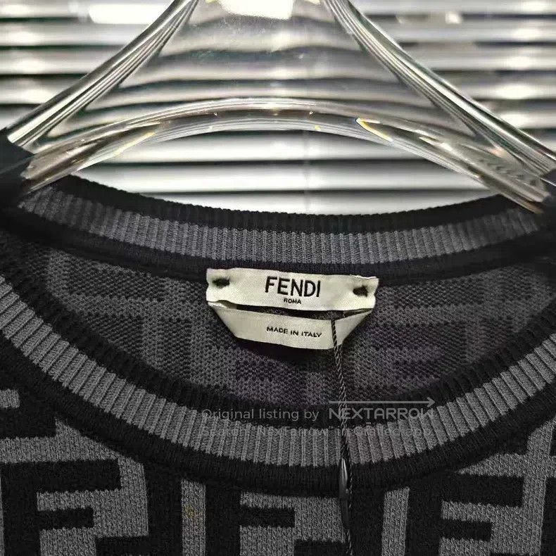 Fendi Fendi Black and grey Double F floral hoodie Size XXS / US 00 / IT 34 - 2 Thumbnail