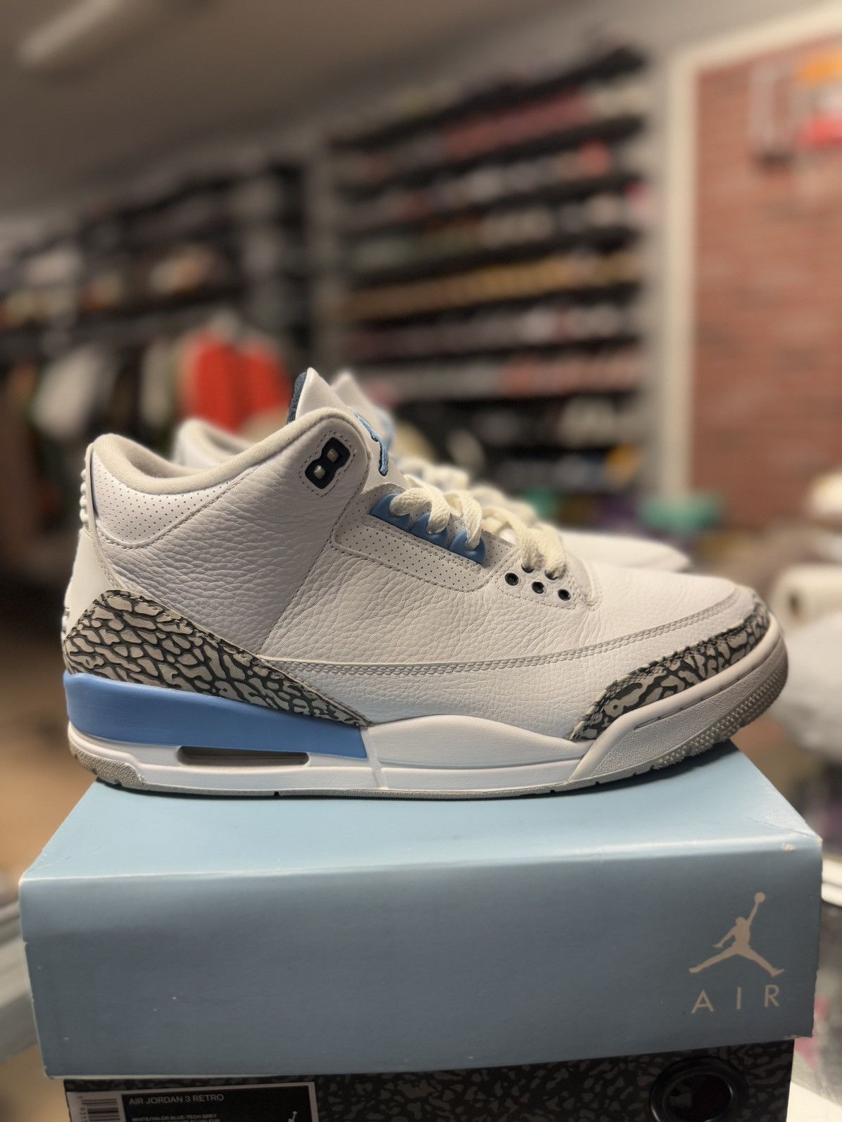 Jordan Brand Jordan 3 UNC (CT8532-104) Size 12 🧼 W/ BOX Size US 12 / EU 45 - 1 Thumbnail