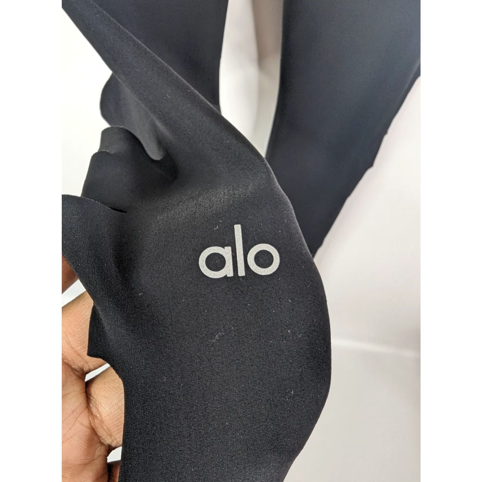 Alo ALO Yoga Leggings Skinny Ripped Warrior Size S Black High Rise Activewear Women Size 28" / US 6 / IT 42 - 7 Thumbnail
