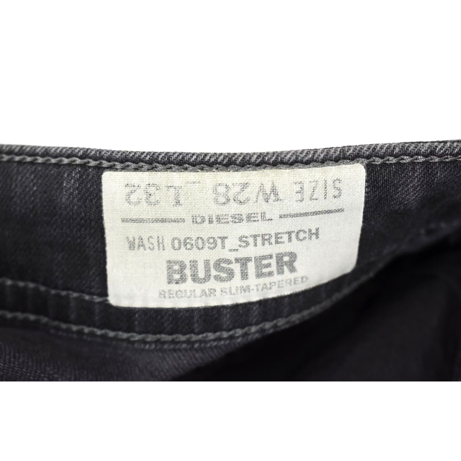 Diesel DIESEL Buster Regular Slim-Tapered Stretch 0609T Jeans Men W28/L32 Grey Size US 28 / EU 44 - 5 Thumbnail