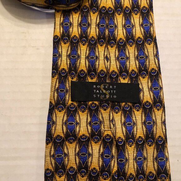 Robert Talbott robert talbott studio men's new silk tie 4" X 59" Size ONE SIZE - 2 Thumbnail
