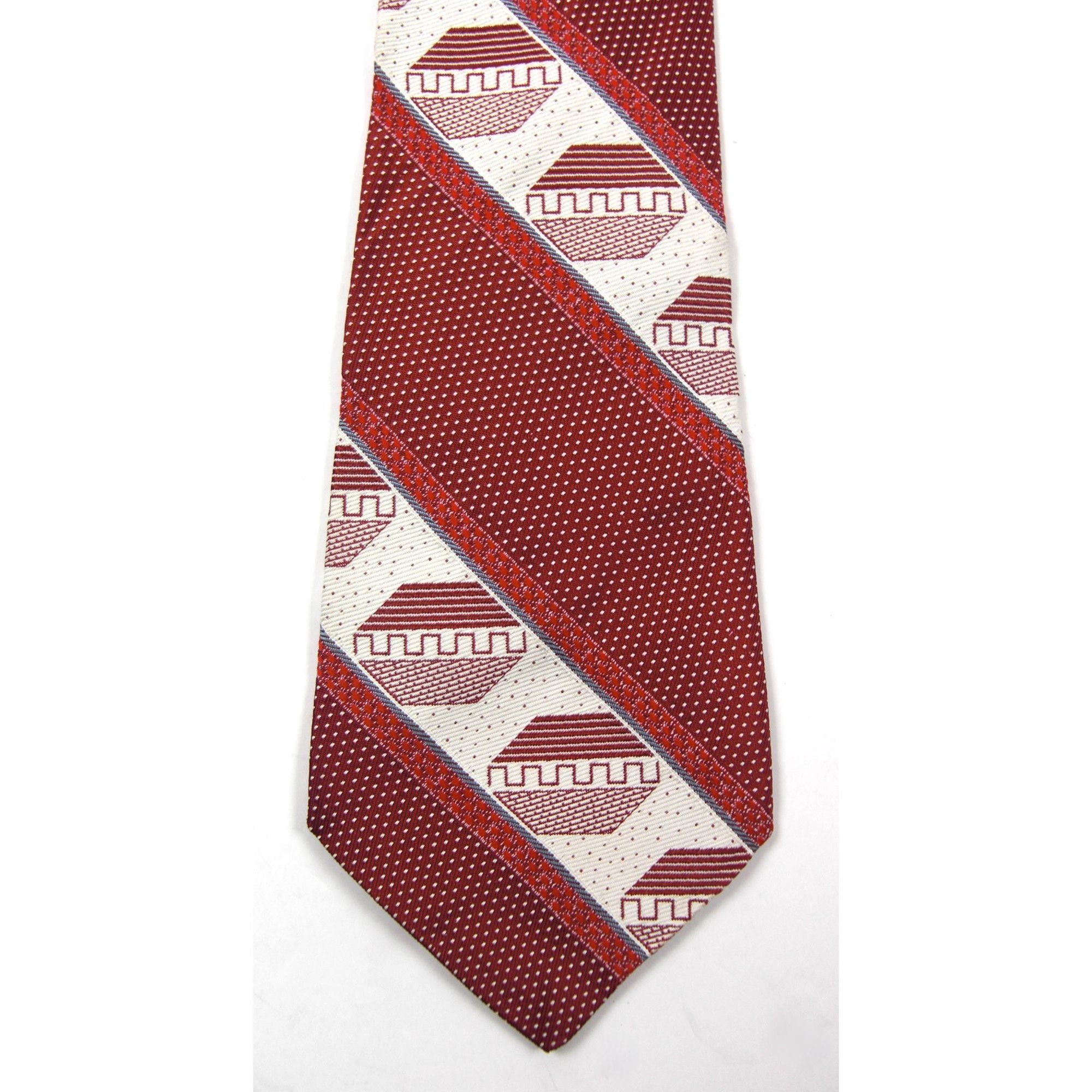 Other Lot of 4 Vintage Men’s Neck Ties – Brown Red Green Assorted Size ONE SIZE - 4 Thumbnail