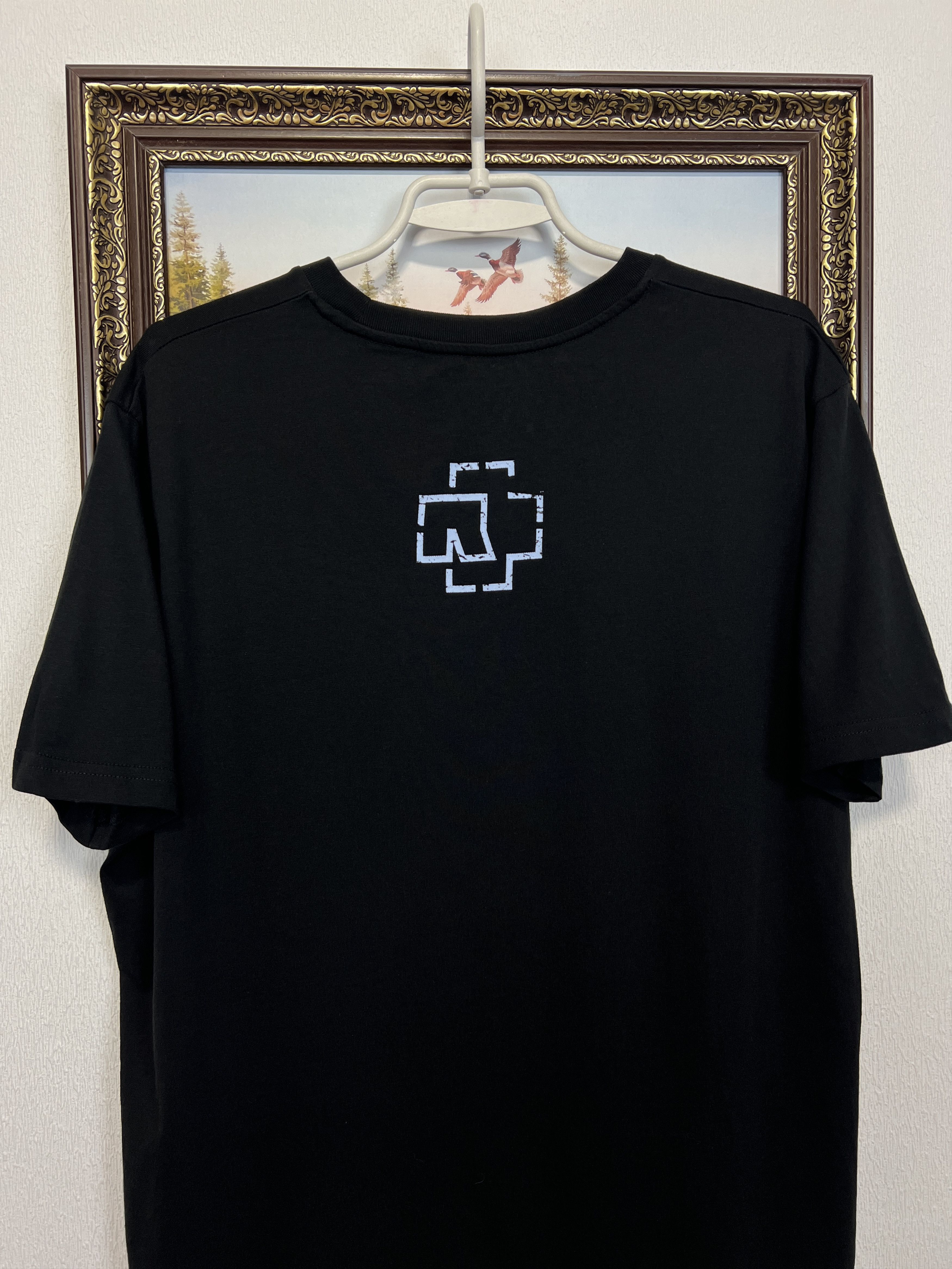 Vintage Rammstein Rosenrot Band Shirt Over Print Tee Rare Jersey Size US XL / EU 56 / 4 - 8 Thumbnail