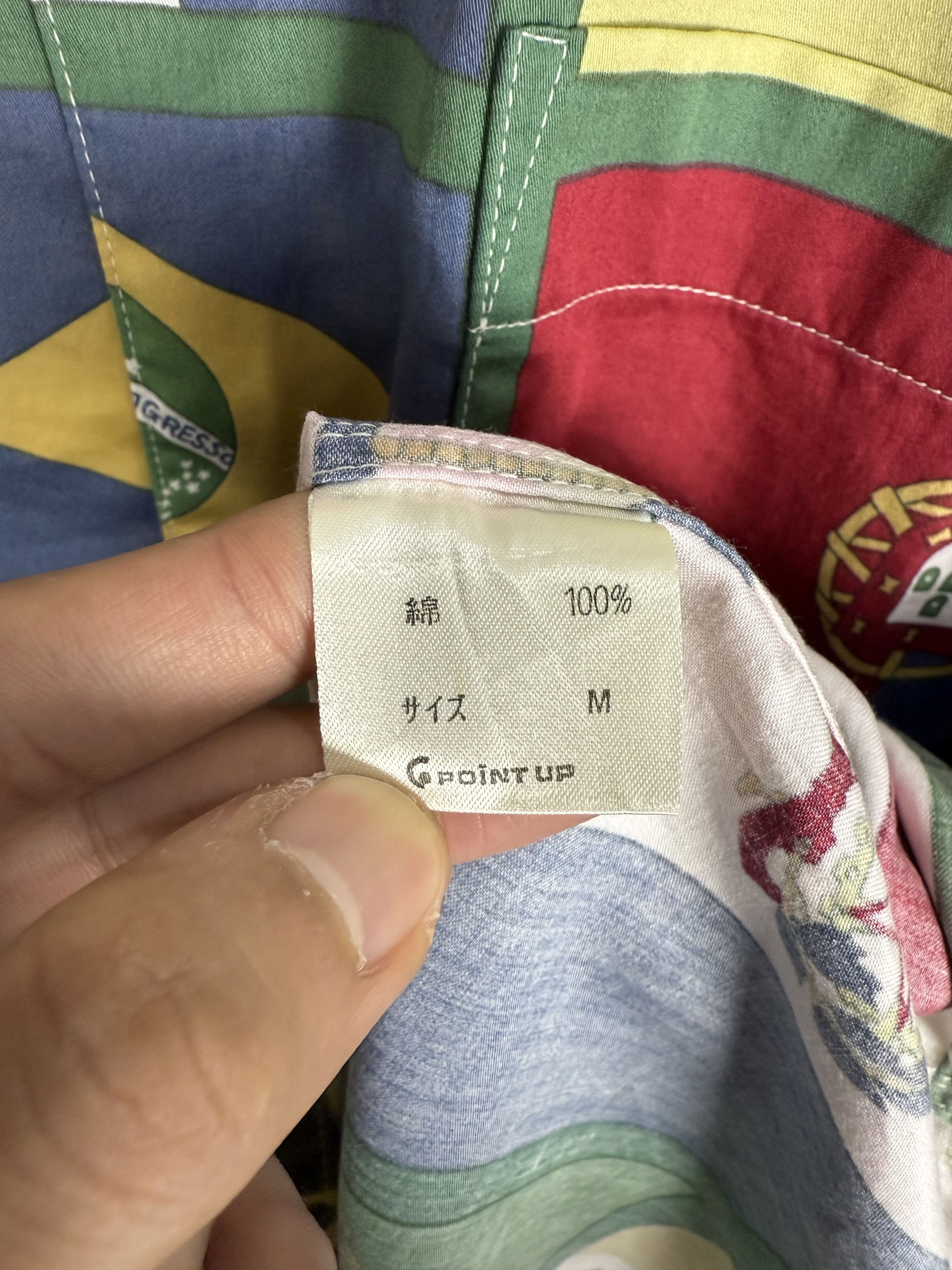 Hai Sporting Gear Vintage Hai Sporting Gear Issey Miyake Flag Shirt Size US M / EU 48-50 / 2 - 8 Thumbnail