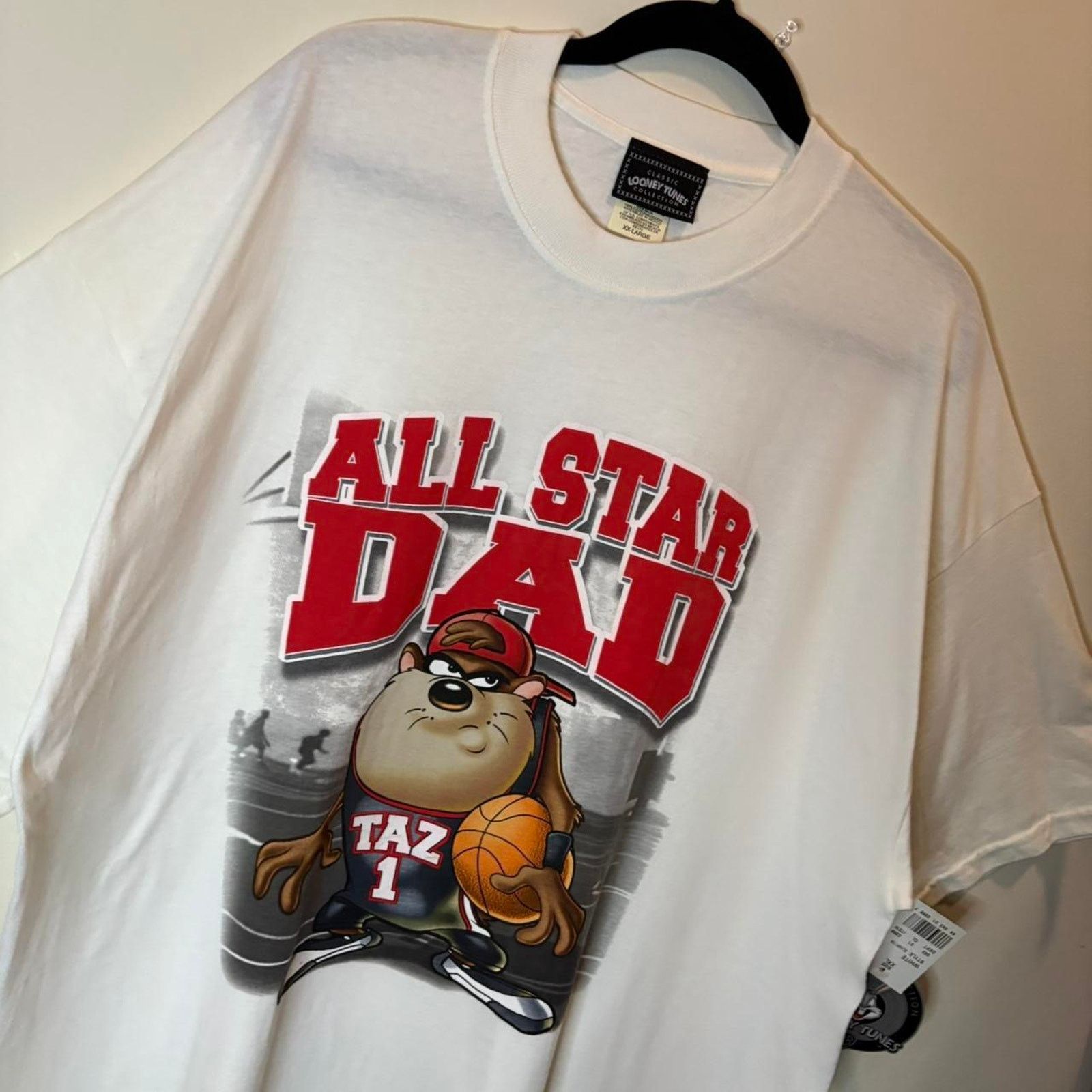 Vintage Vintage taz looney tunes t shirt new with tags XL Size US XL / EU 56 / 4 - 4 Thumbnail