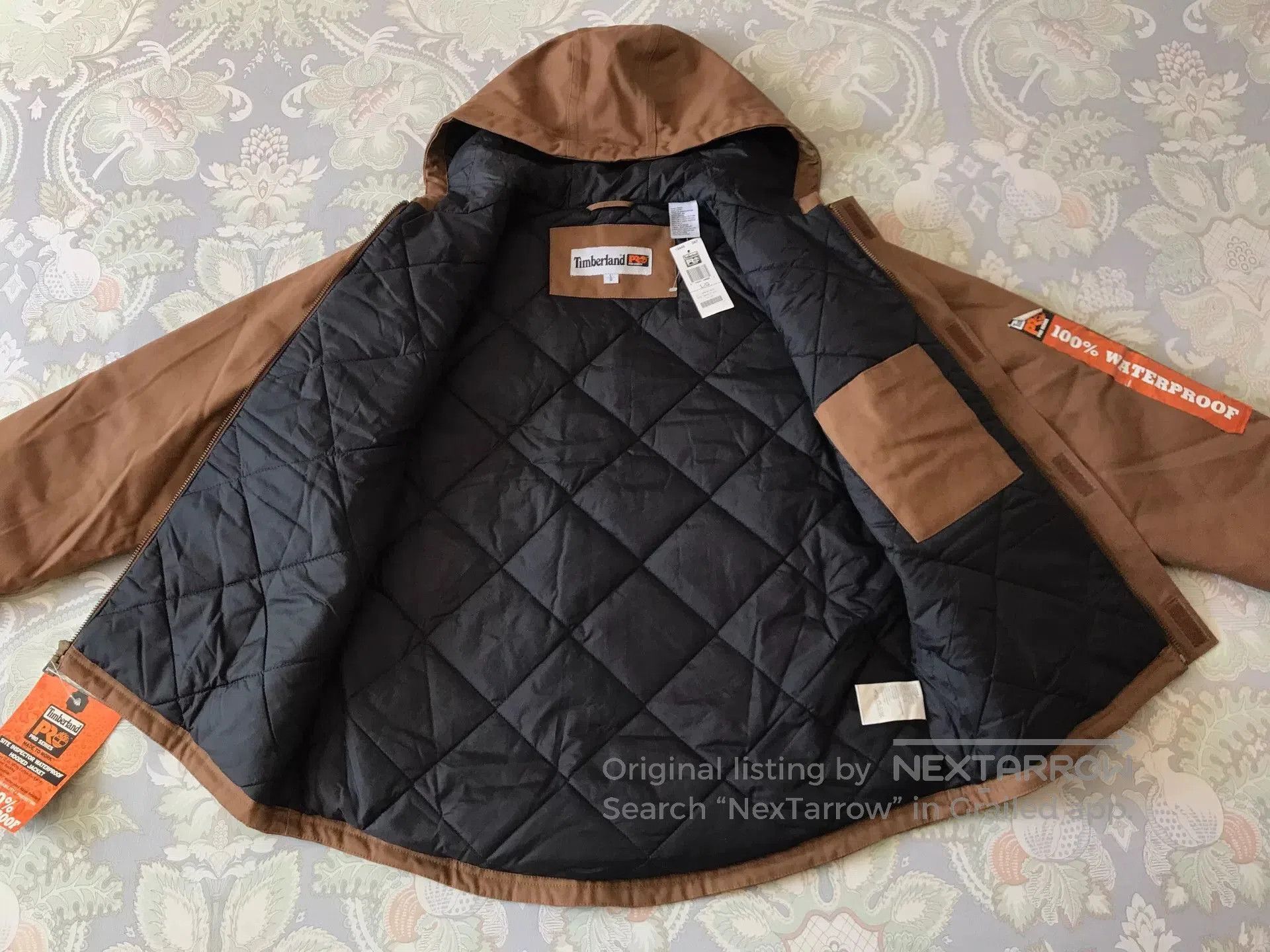 Timberland Timberland PRO Nylon Quilted Hooded Jacket. Size US L / EU 52-54 / 3 - 3 Thumbnail
