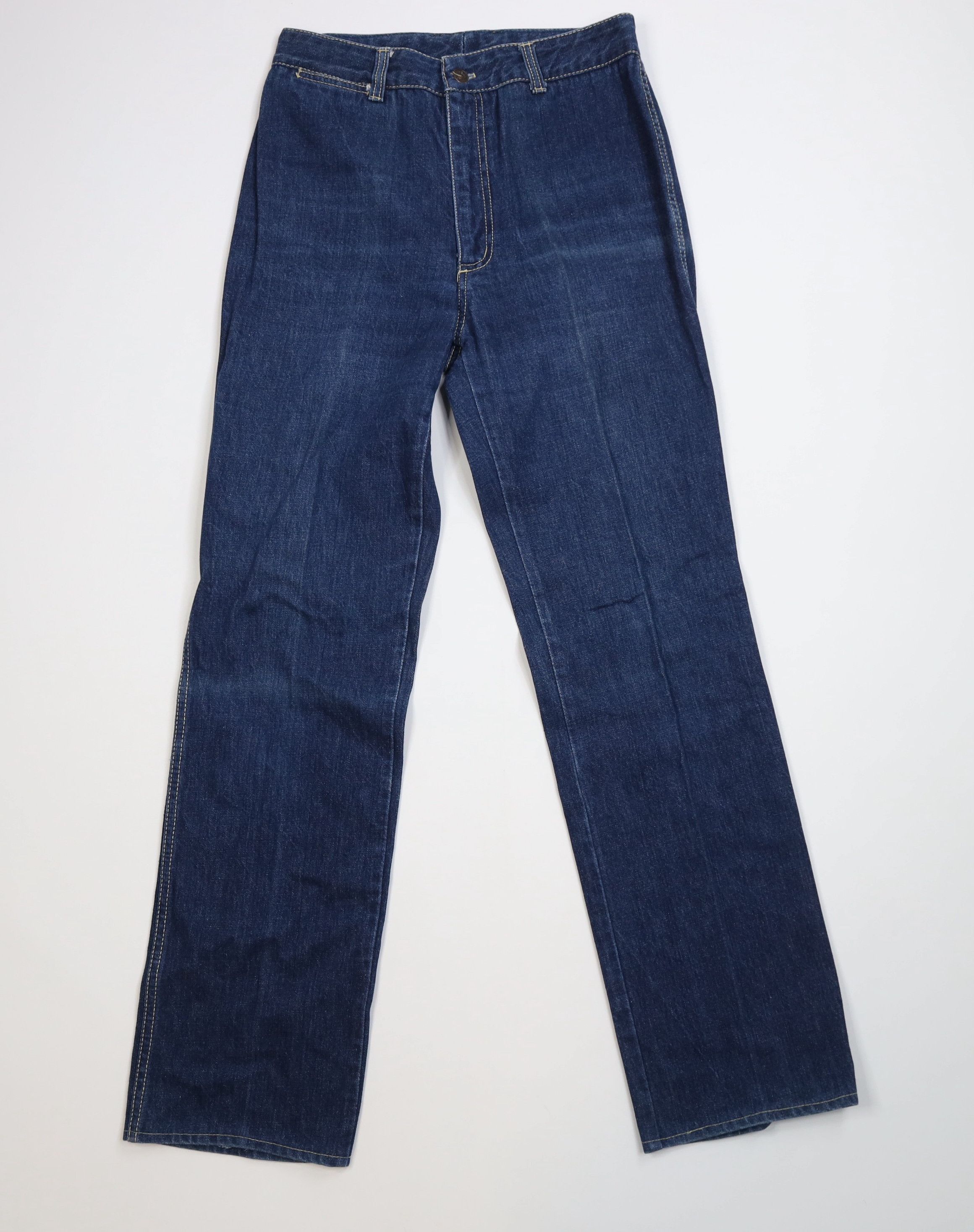 Vintage Vintage 70s Streetwear Sun Faded Straight Leg Jeans USA Size 36" / US 14 / IT 50 - 1 Thumbnail