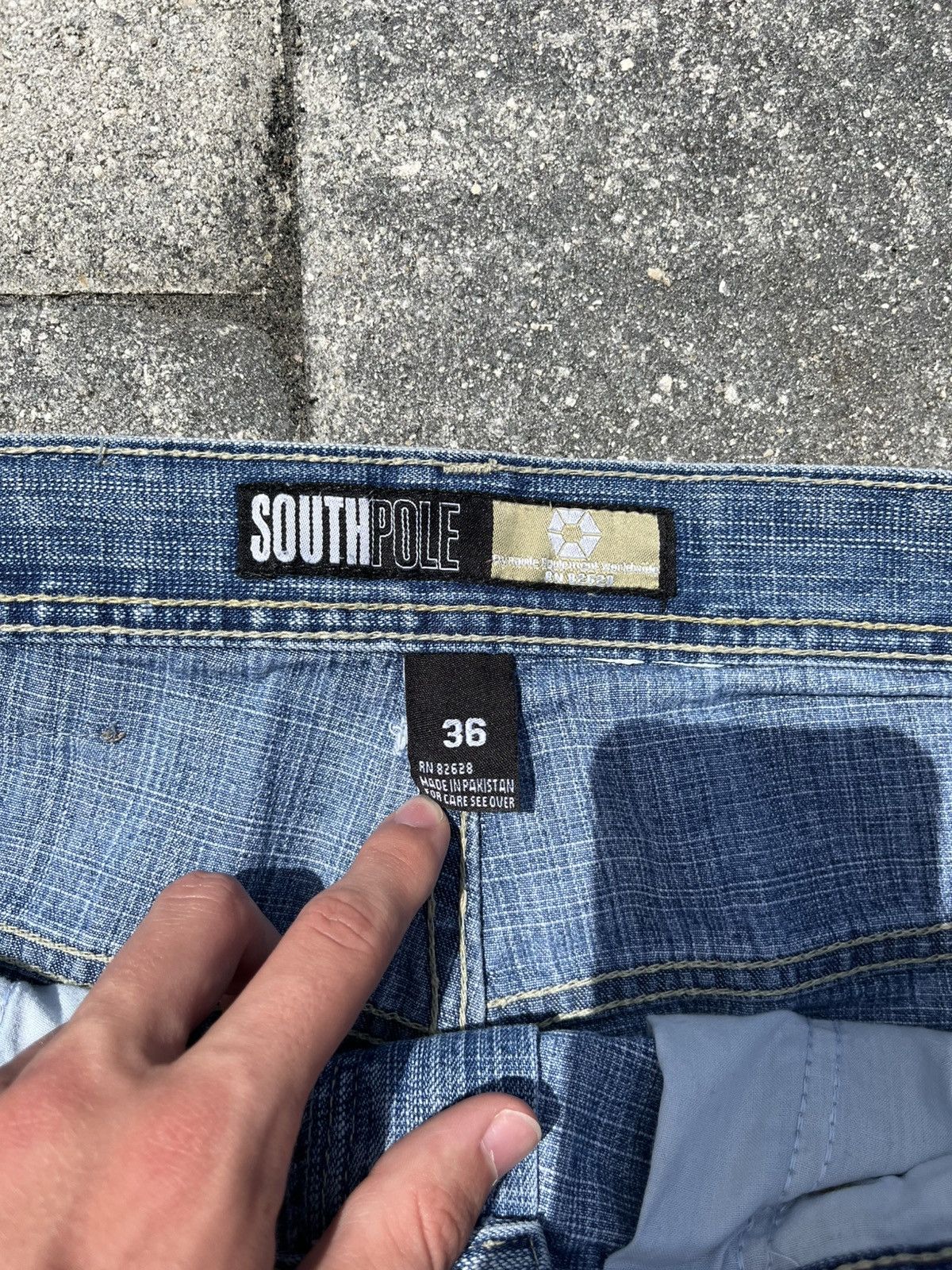 Southpole × Vintage Vintage Y2K Skater Baggy Southpole Jeans Size US 36 / EU 52 - 5 Thumbnail