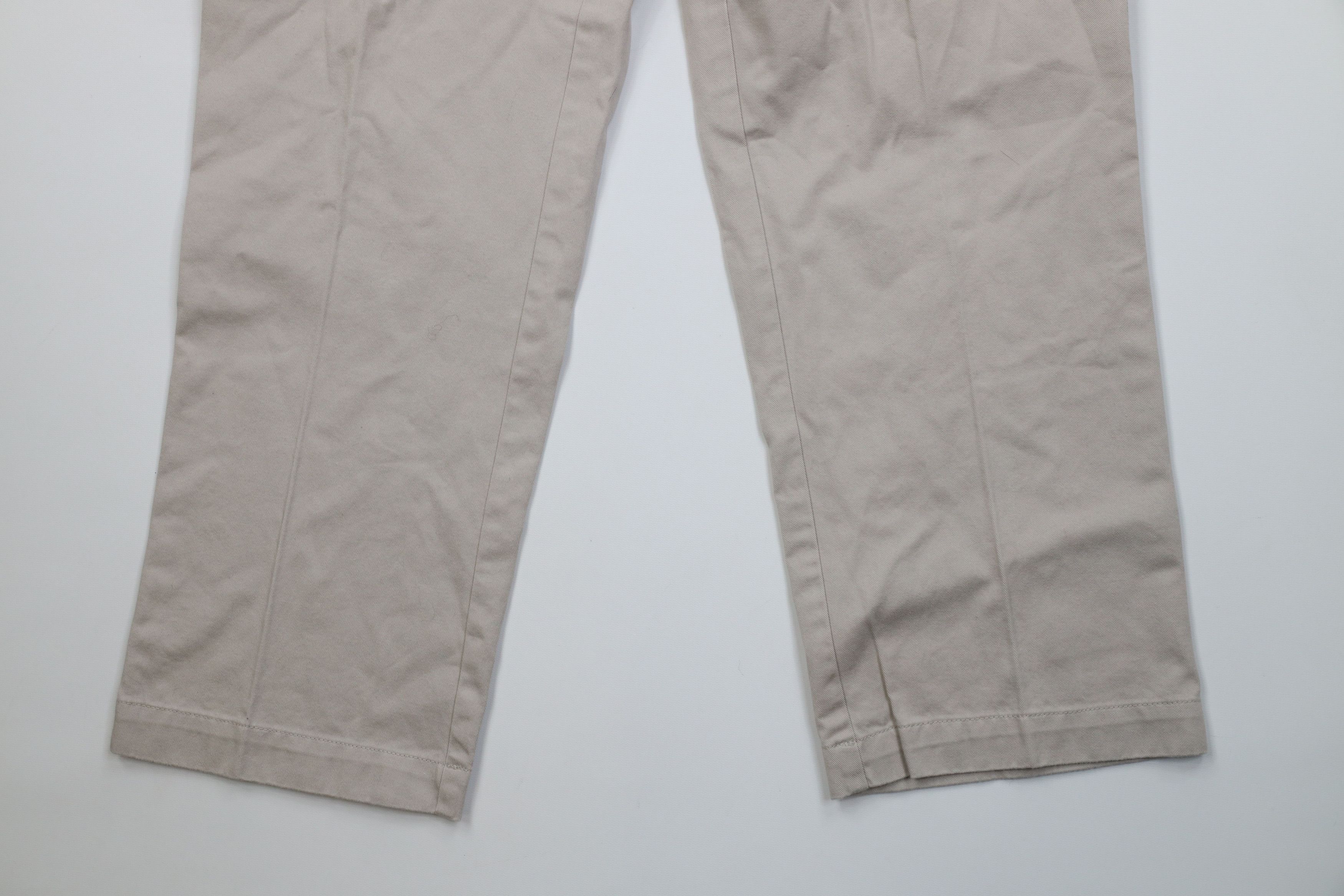 Tommy Hilfiger Vintage Y2K 2000 Tommy Hilfiger Wide Leg Chino Pants Stone Size US 30 / EU 46 - 4 Thumbnail