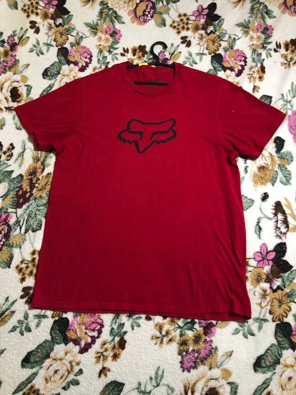 Fox Racing Fox T-Shirt Red Mens Regular Fit Crew Neck Logo Graphic Size US XL / EU 56 / 4 - 1 Thumbnail