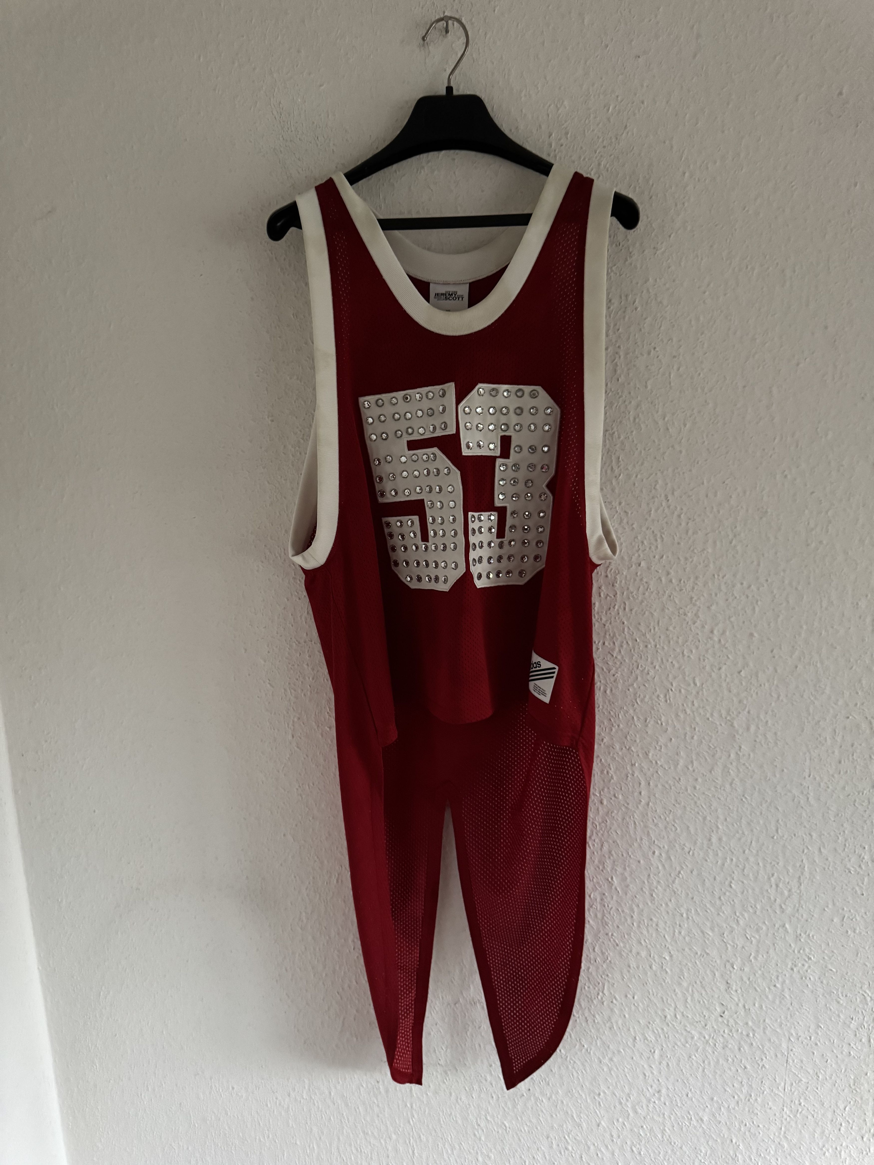 Adidas × Jeremy Scott Tuxedo Jersey Size US L / EU 52-54 / 3 - 3 Thumbnail
