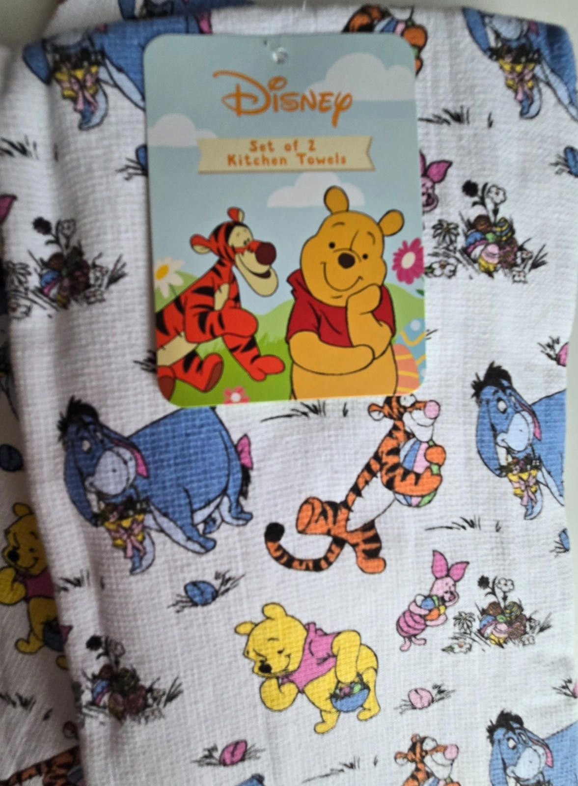 Disney Disney Pooh Eeyore Easter Kitchen Towels Set NWT Size ONE SIZE - 2 Thumbnail