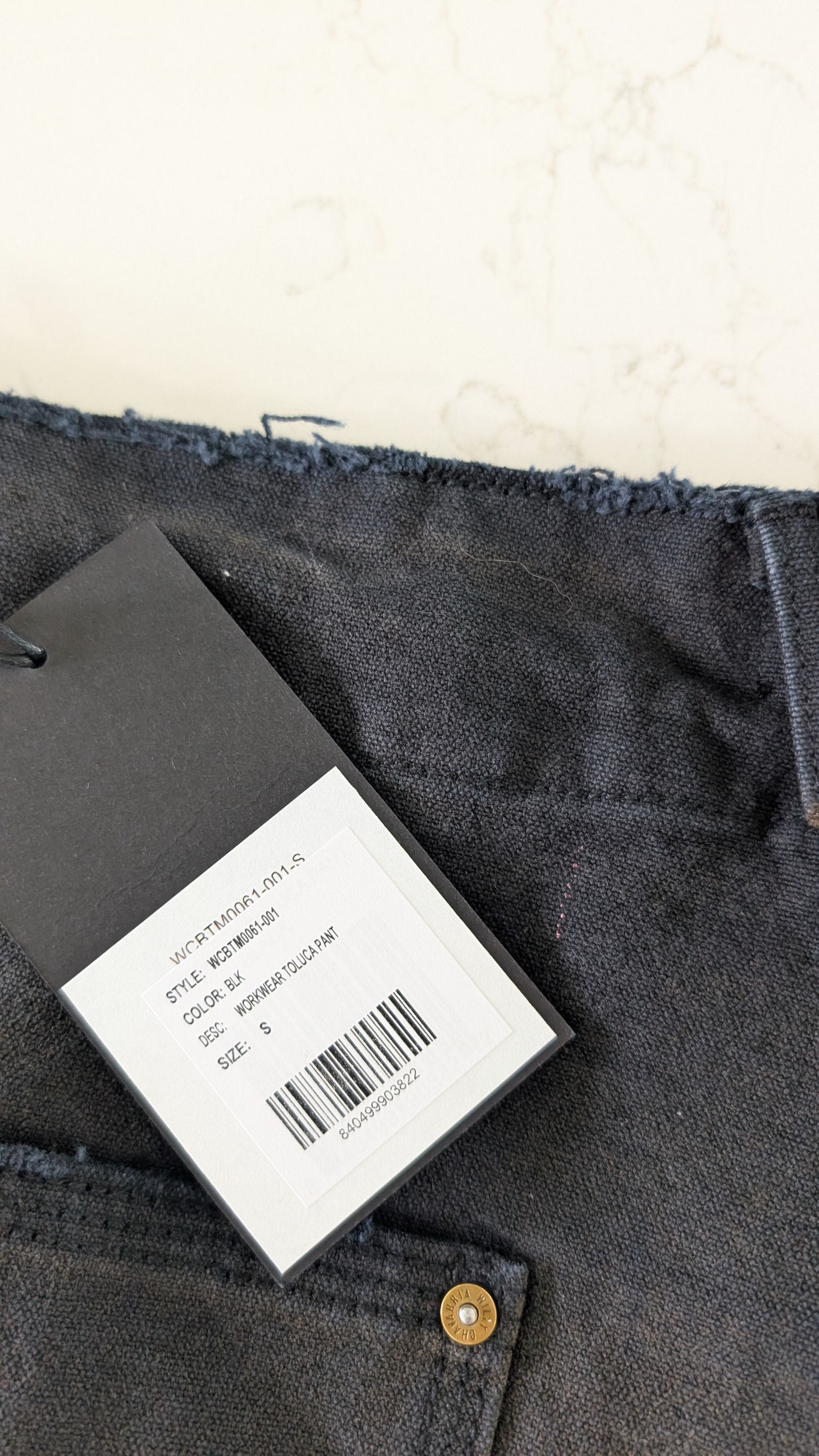 Willy Chavarria Willy Chavarria Black Workwear Toluca Pant Small Size US 38 / EU 54 - 8 Thumbnail
