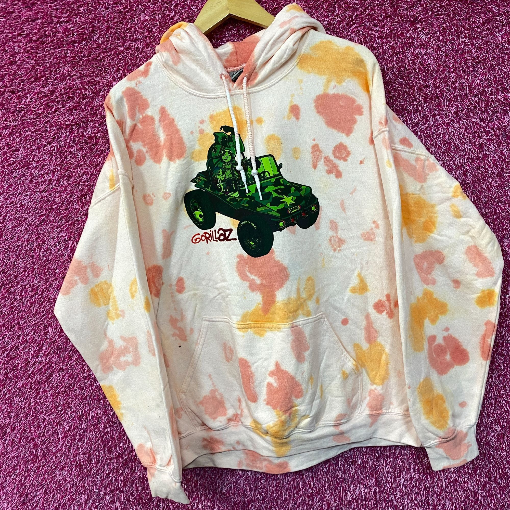 Other Gorillaz Self-Titled Album Cover Tie-Dye Hoodie Size Xl Size US XL / EU 56 / 4 - 3 Thumbnail
