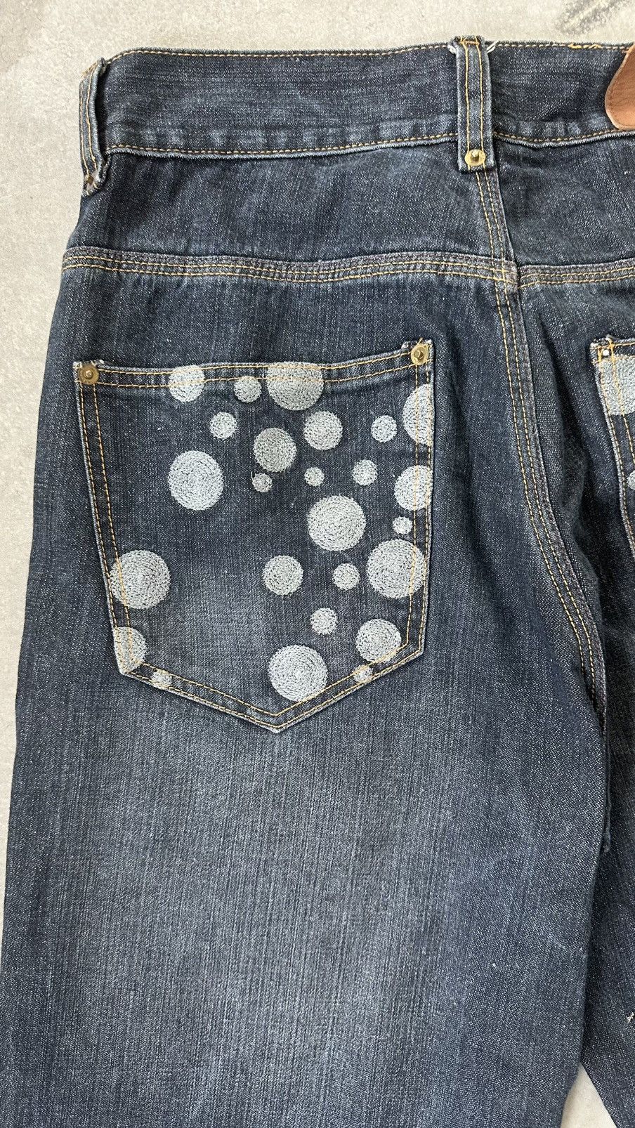 Rocawear VINTAGE ROCAWEAR DOTS POCKET JEANS Size US 33 - 14 Thumbnail