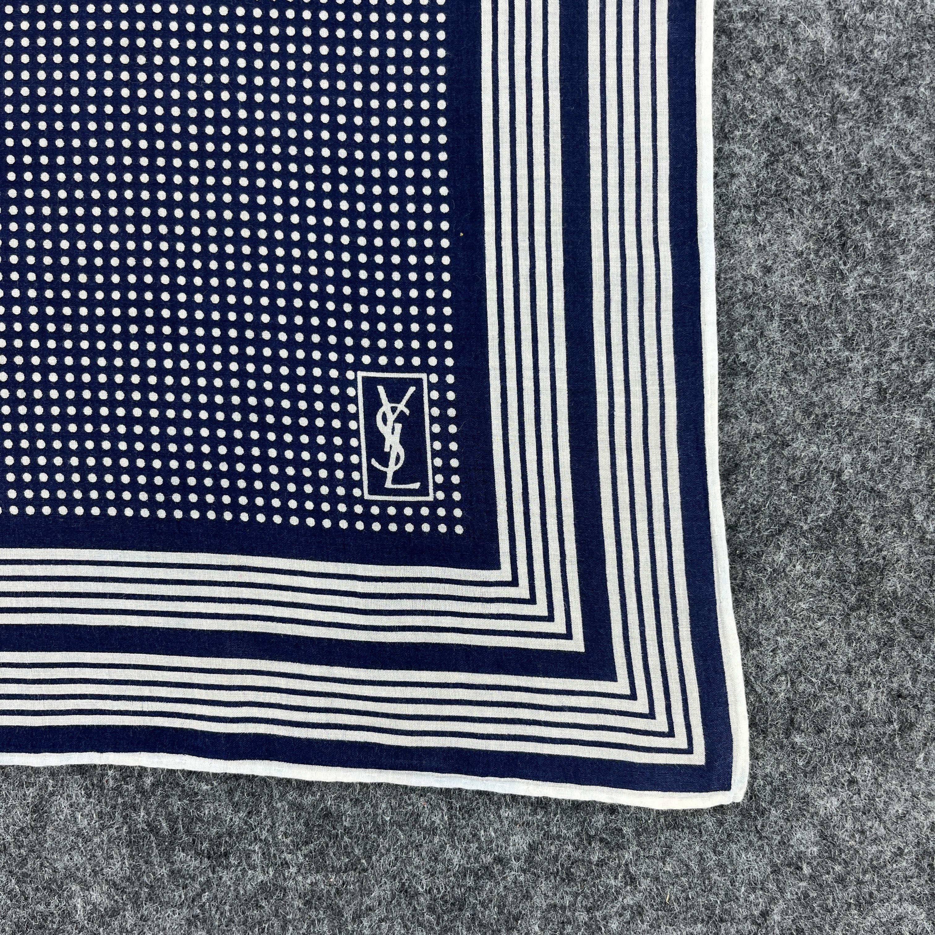 Vintage × Yves Saint Laurent Yves Saint Laurent Handkerchief / Bandana / Neckerchief B008 Size ONE SIZE - 3 Thumbnail