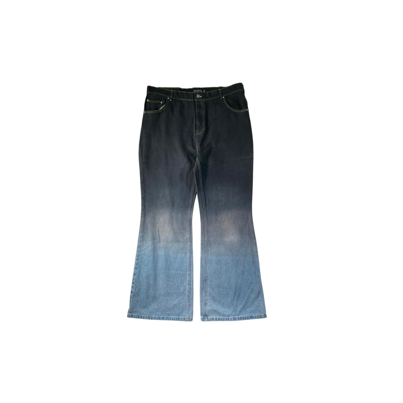 & Other Stories Matiere De Desires Black & Blue Ombre Jeans Size US 38 / EU 54 - 1 Thumbnail