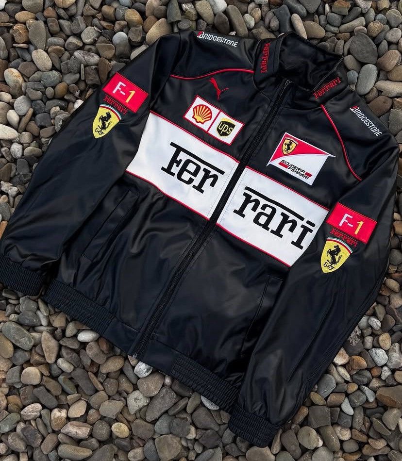 Ferrari × Puma Rare 🔥 Ferrari F1 Racing Leather Jacket Size US L / EU 52-54 / 3 - 1 Thumbnail