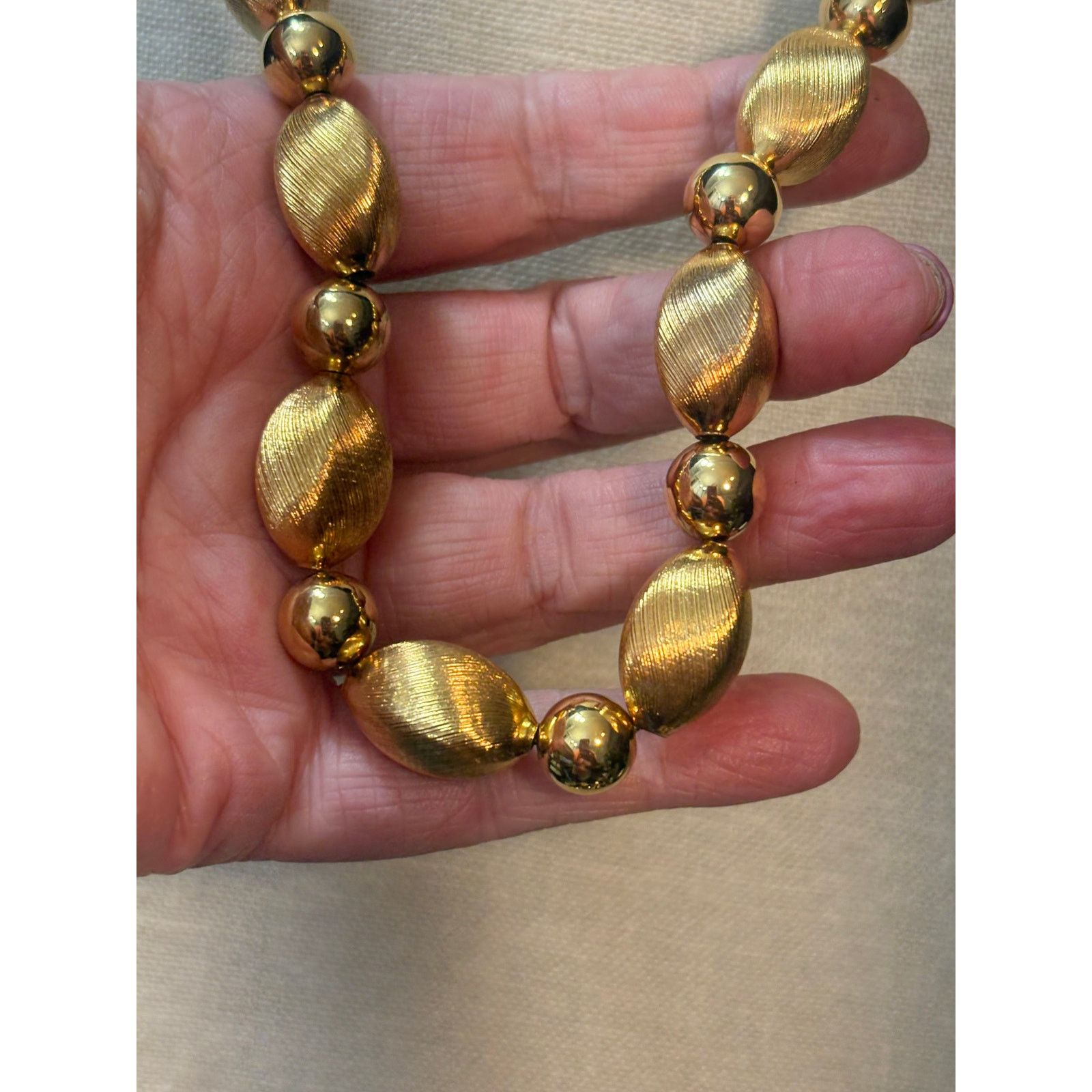 Monet Vintage Napier Gold Tone Chain Necklace 24 Inch Size ONE SIZE - 3 Thumbnail