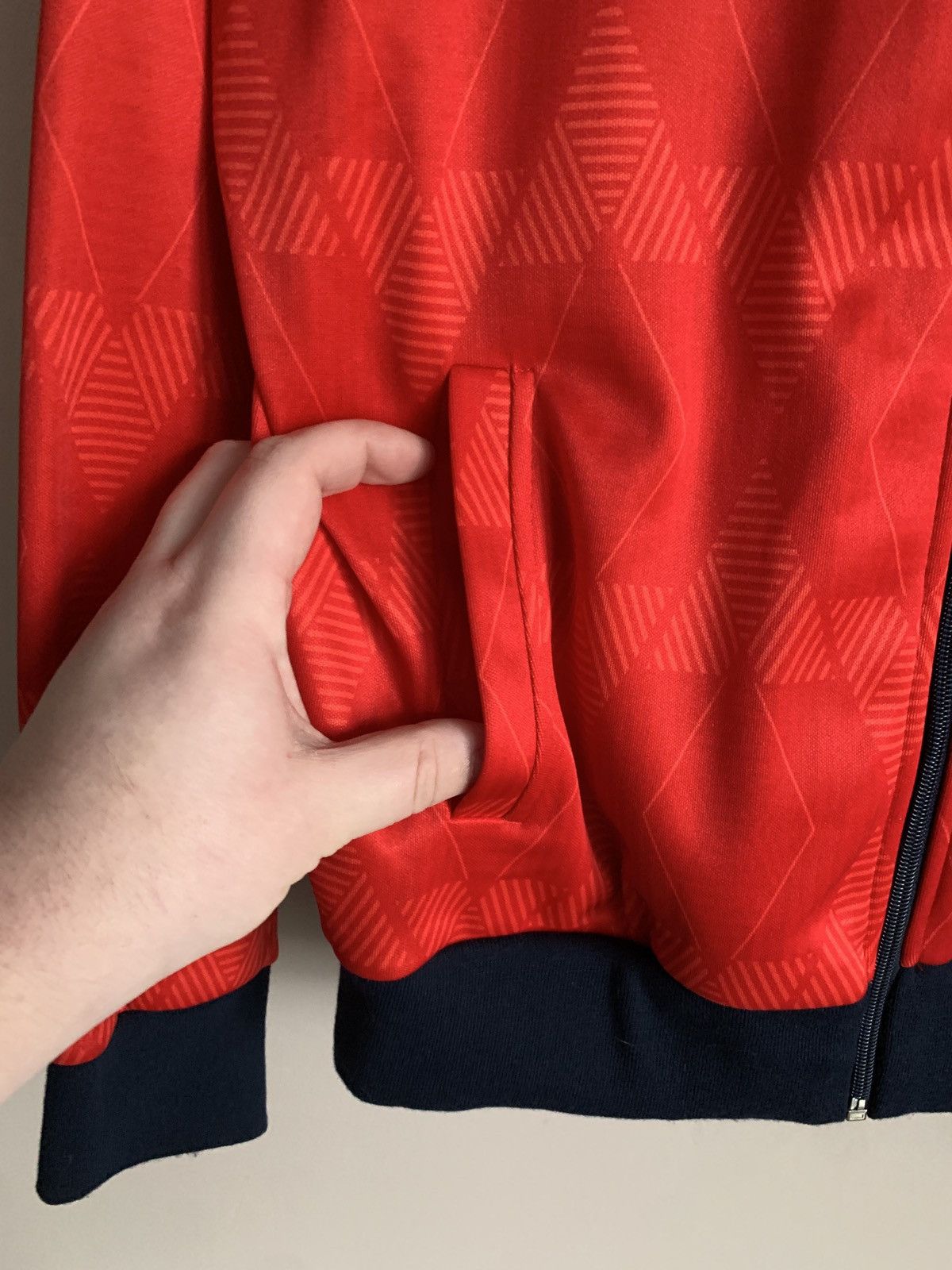 Vintage England World Cup Football Track Jacket Retro Soccer Sz M Size US M / EU 48-50 / 2 - 5 Thumbnail