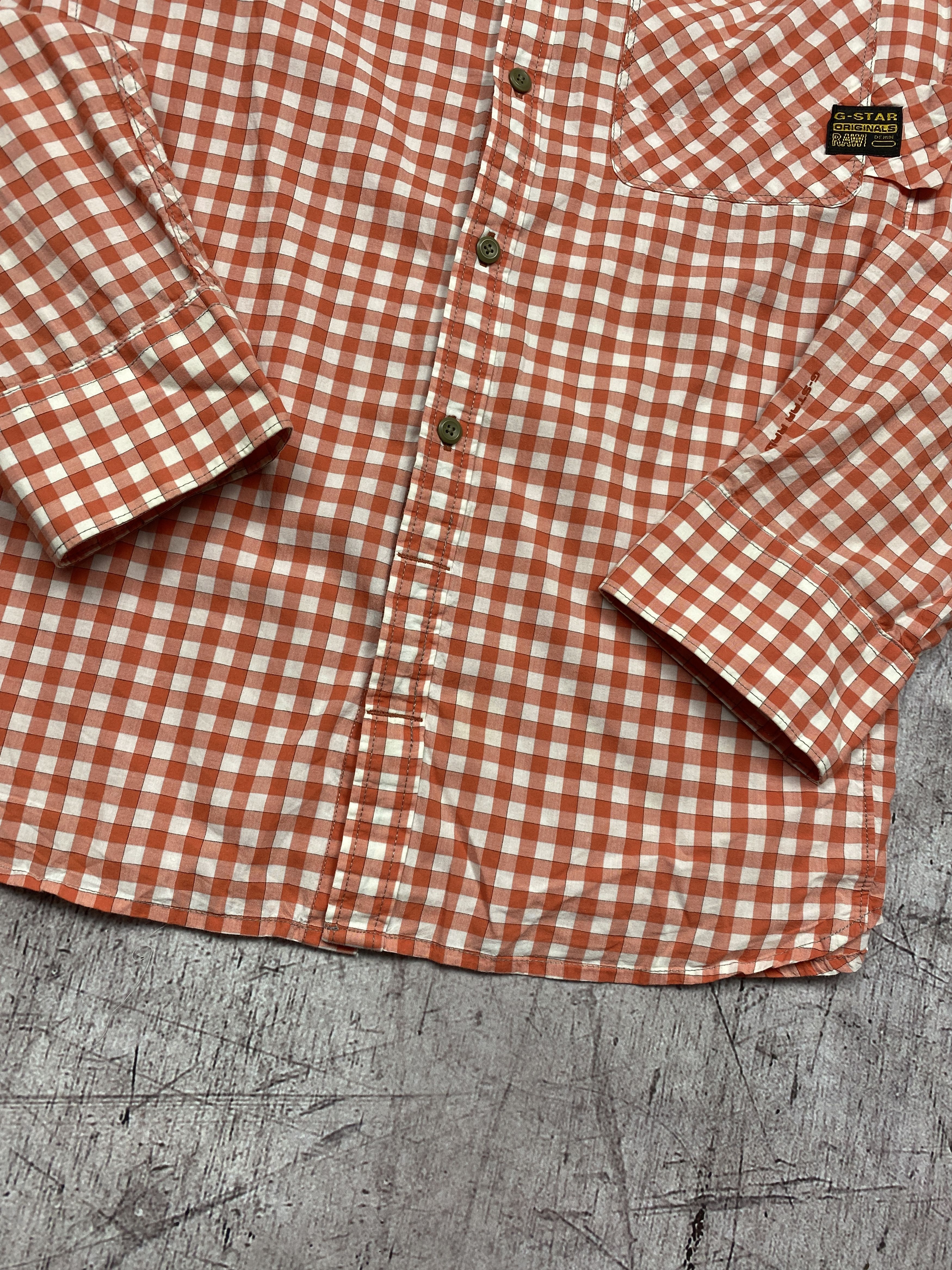 G-Star G Star Raw Vintage Mens Long Sleeve Shirt Size US L / EU 52-54 / 3 - 4 Thumbnail