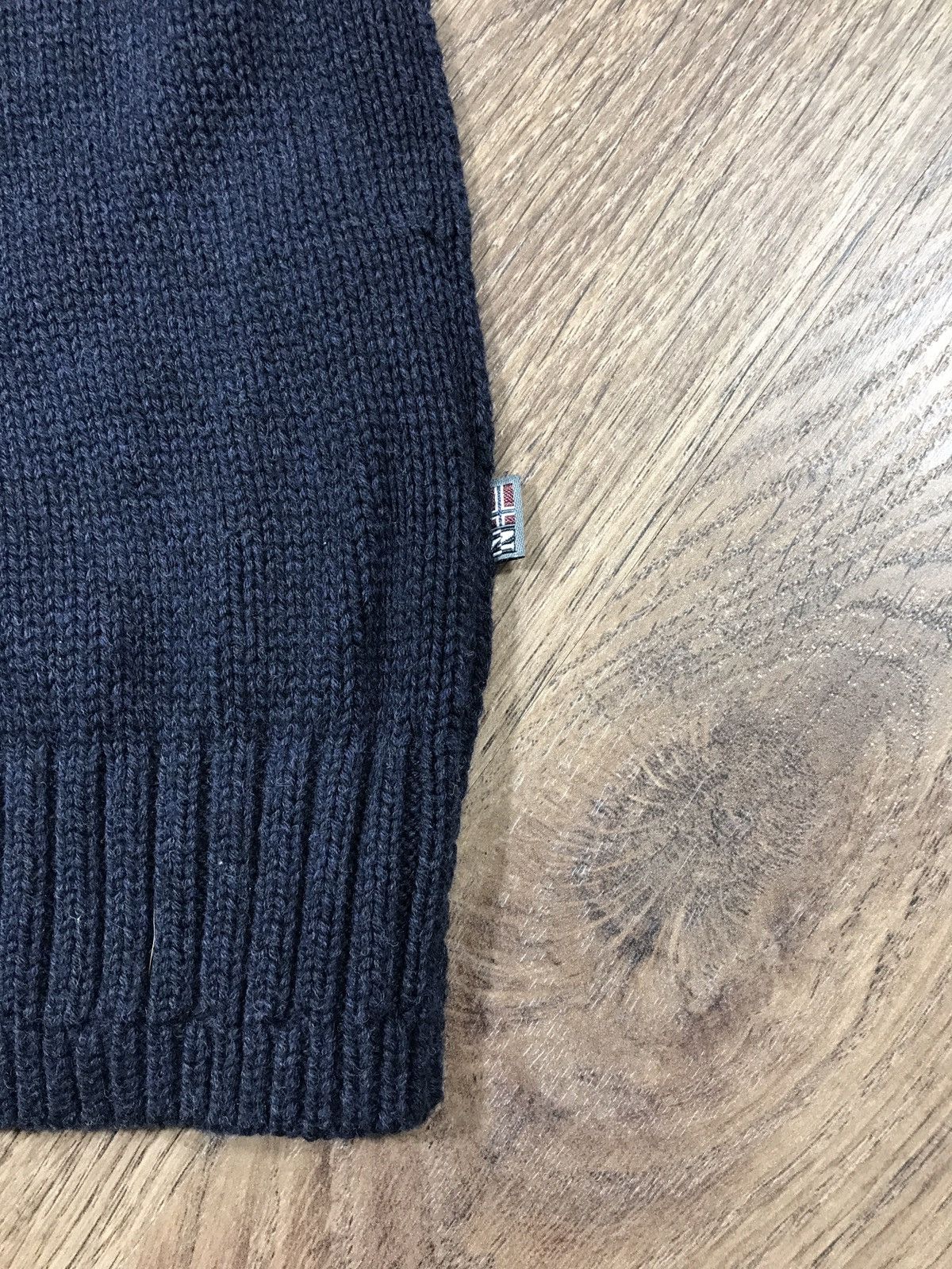 Napapijri Vintage Napapijri Knit Sweater Flag Big Logo Size US L / EU 52-54 / 3 - 6 Thumbnail