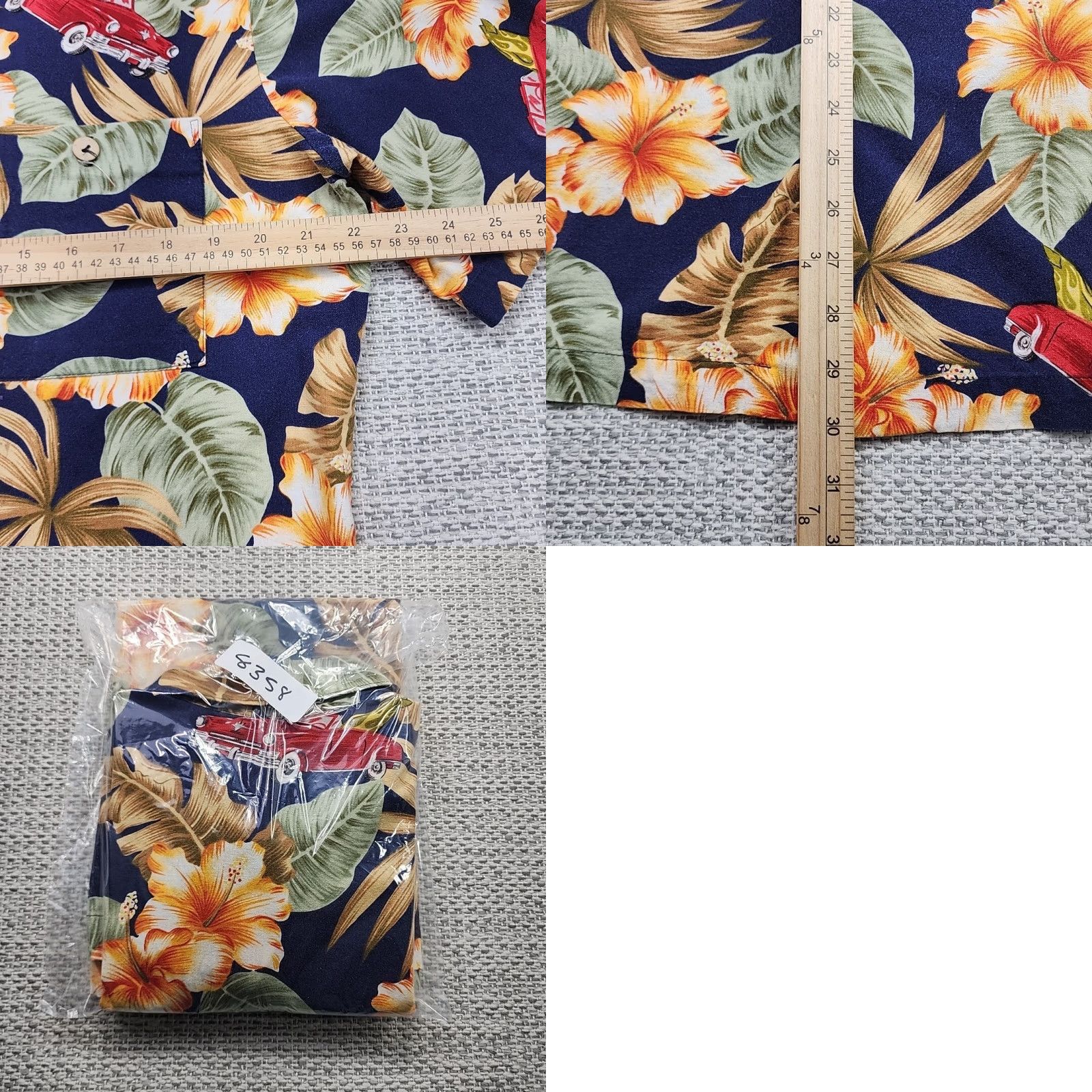 Vintage VINTAGE Alan Stuart Hawaiian Shirt Mens L Button Up Short Sleeve Floral USA Made Size US L / EU 52-54 / 3 - 8 Thumbnail