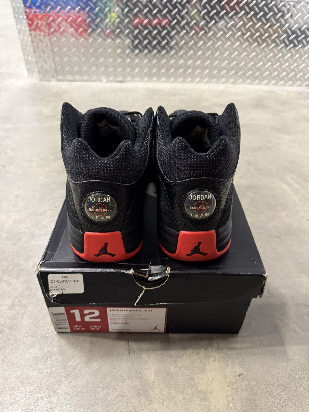 Jordan Brand Jordan Jumpman Team 1 Black Infrared 2014 Size 12 Size US 12 / EU 45 - 5 Thumbnail