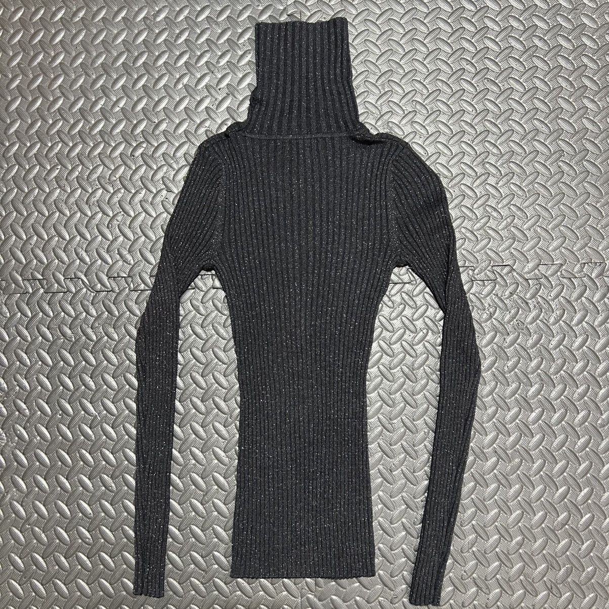 Express Express Turtleneck Sweater Metallic Shimmer Sparkle Small Size S / US 4 / IT 40 - 10 Thumbnail