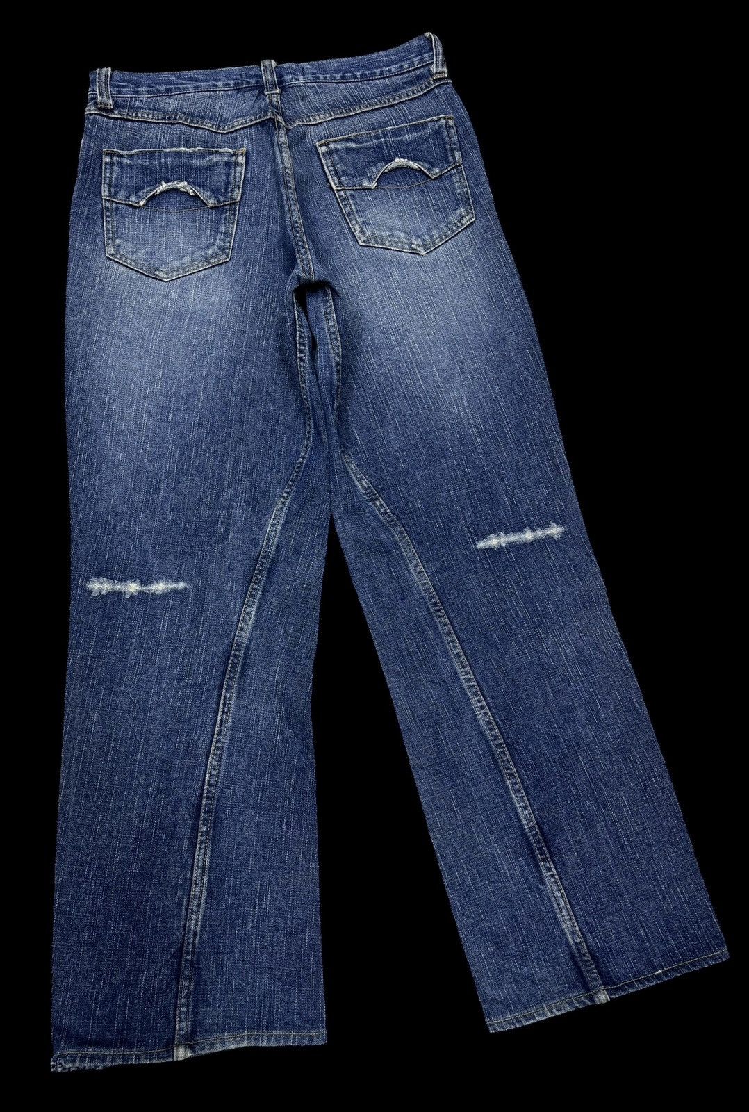 Acne Studios BAGGY Big Shark Jeans Acne Studios Style Distressed Denim Size US 31 - 4 Thumbnail