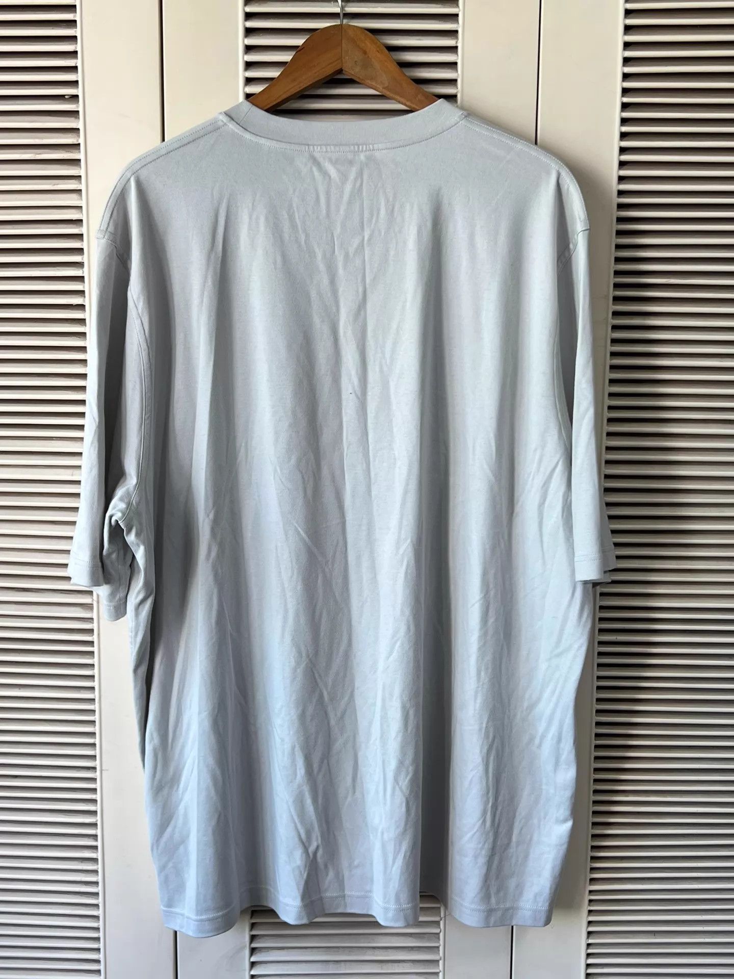 Hermes Hermès Men's Short Sleeve Tee Fog Gray XL Horse Motif Size US XL / EU 56 / 4 - 2 Thumbnail