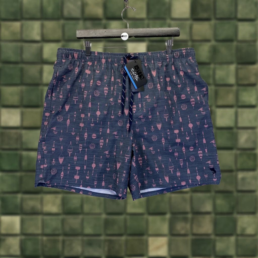 Vintage VINTAGE Salt Life SLX-QF Aqua Trunks Mens XXL NWT-10921 Size US 39 - 1 Thumbnail