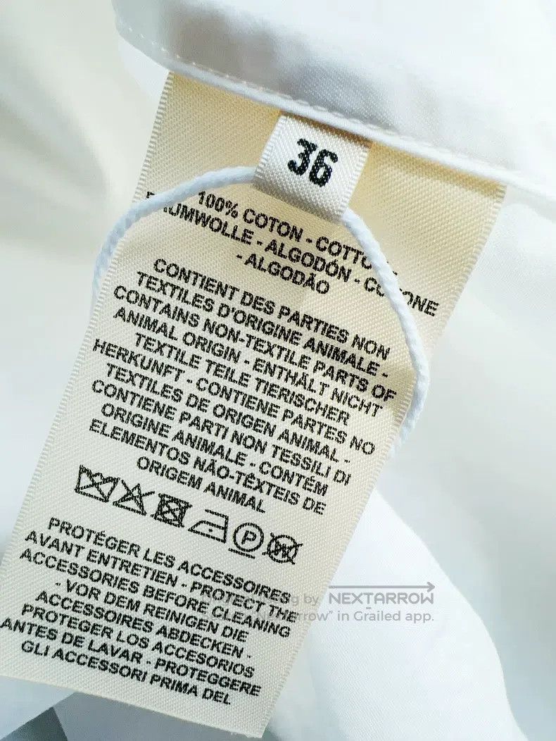 Hermes Hermes White Long Sleeve Flared Dress Size XS / US 0-2 / IT 36-38 - 5 Thumbnail