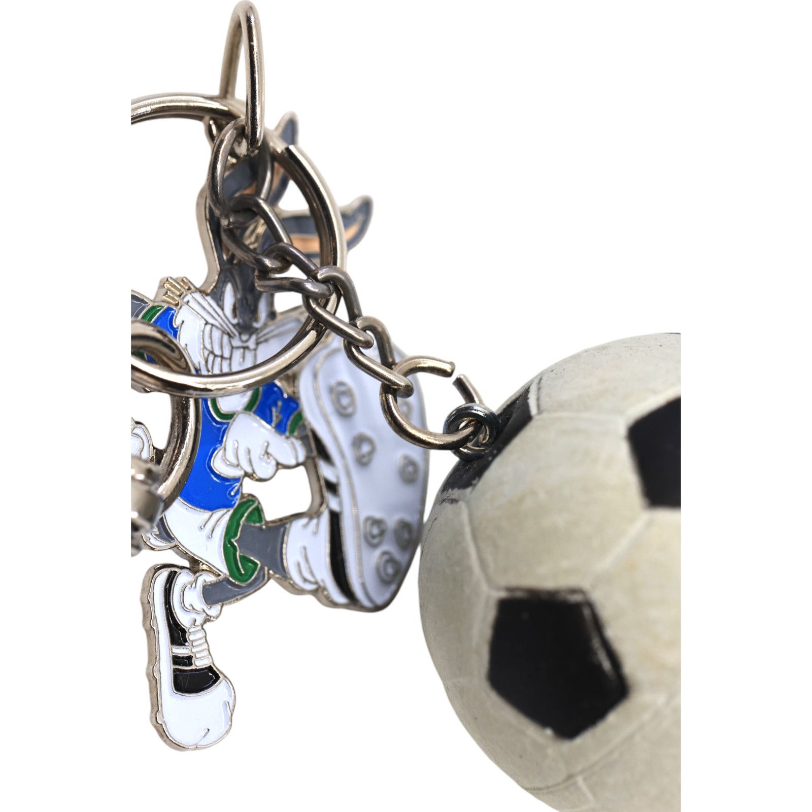 Warner Bros Warner Brothers Bugs Bunny Looney Tunes 1997 Soccer Keychain Size ONE SIZE - 6 Thumbnail