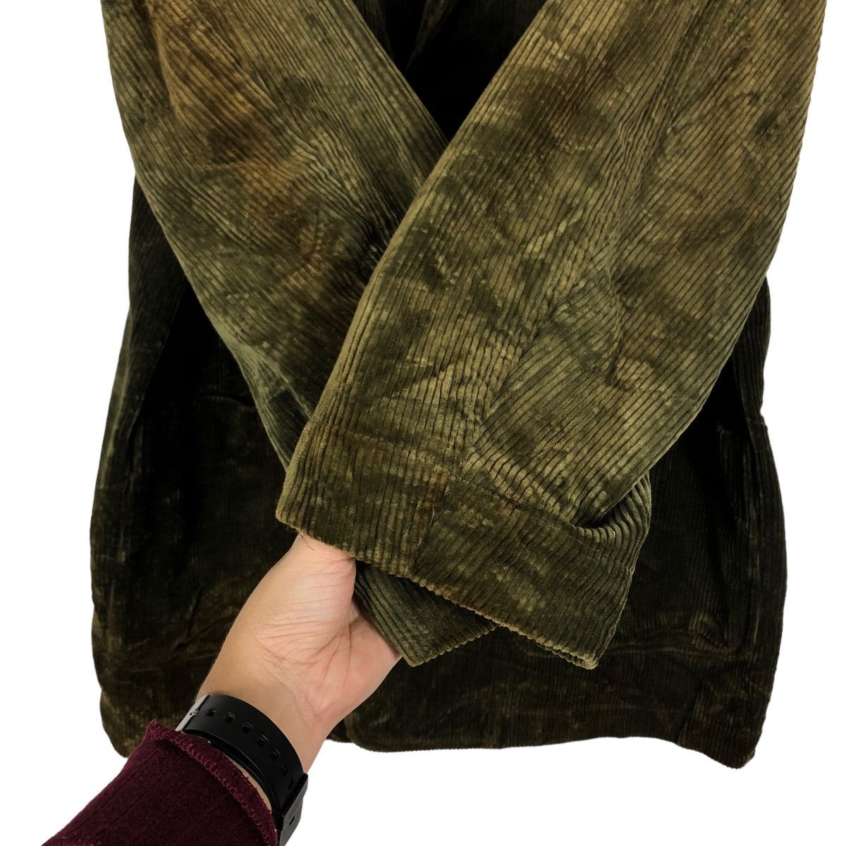 Margaret Howell 🔥Rich Green - Double Breast Chore Work Jacket Corduroy Size US M / EU 48-50 / 2 - 11 Thumbnail