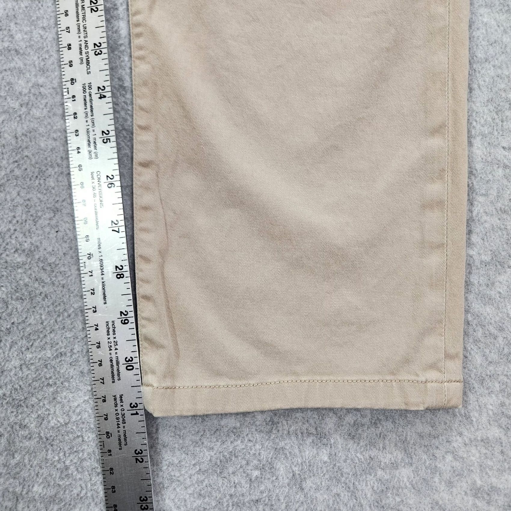 Ermenegildo Zegna Ermenegildo Zegna Pants Mens 38x31 Beige Chino Straight Leg Luxury City 5 Pocket Preppy Size US 38 / EU 54 - 6 Thumbnail
