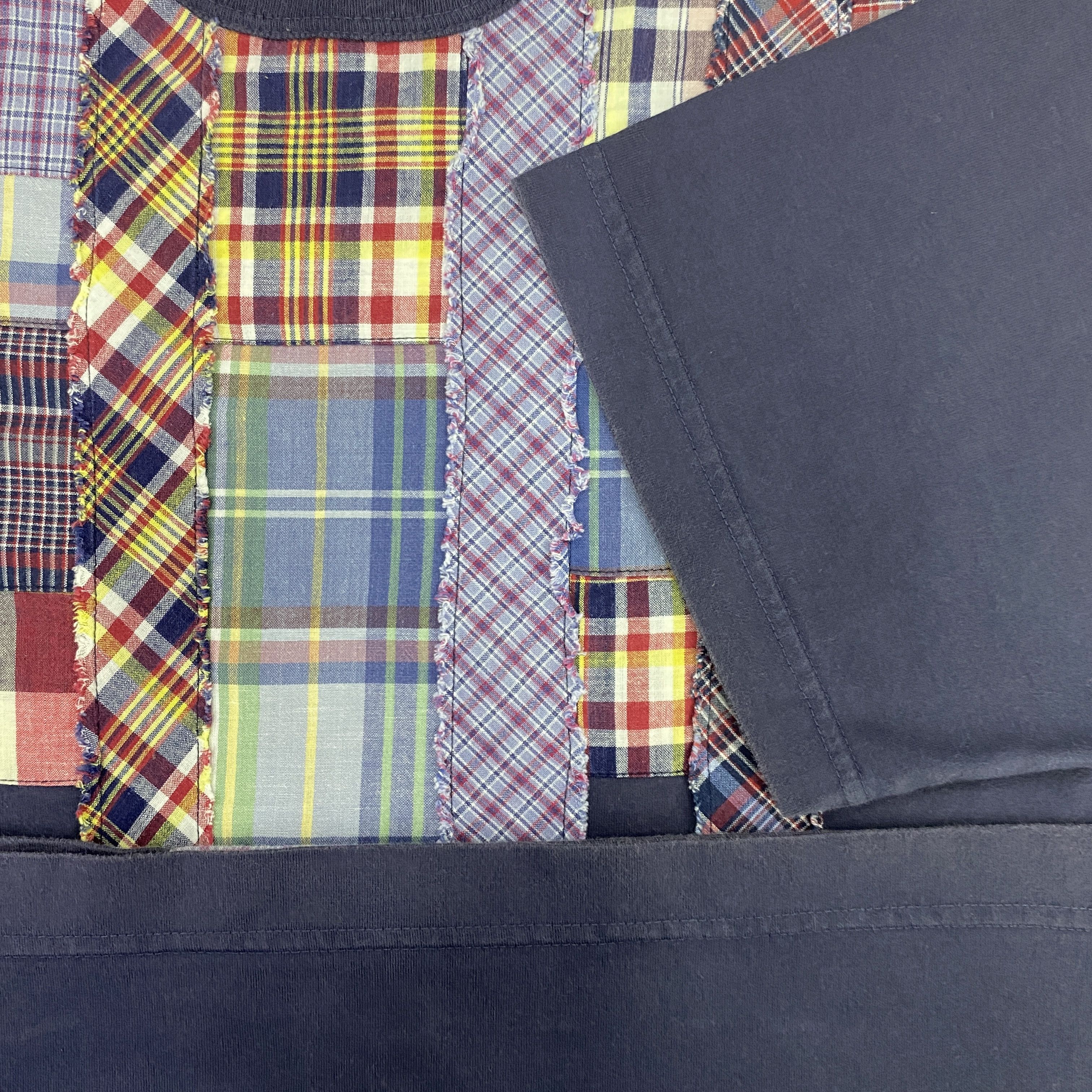 Karl Helmut Vintage Karl Helmut Trimmed Patchwork Cotton T Shirt - I093 Size US XL / EU 56 / 4 - 6 Thumbnail