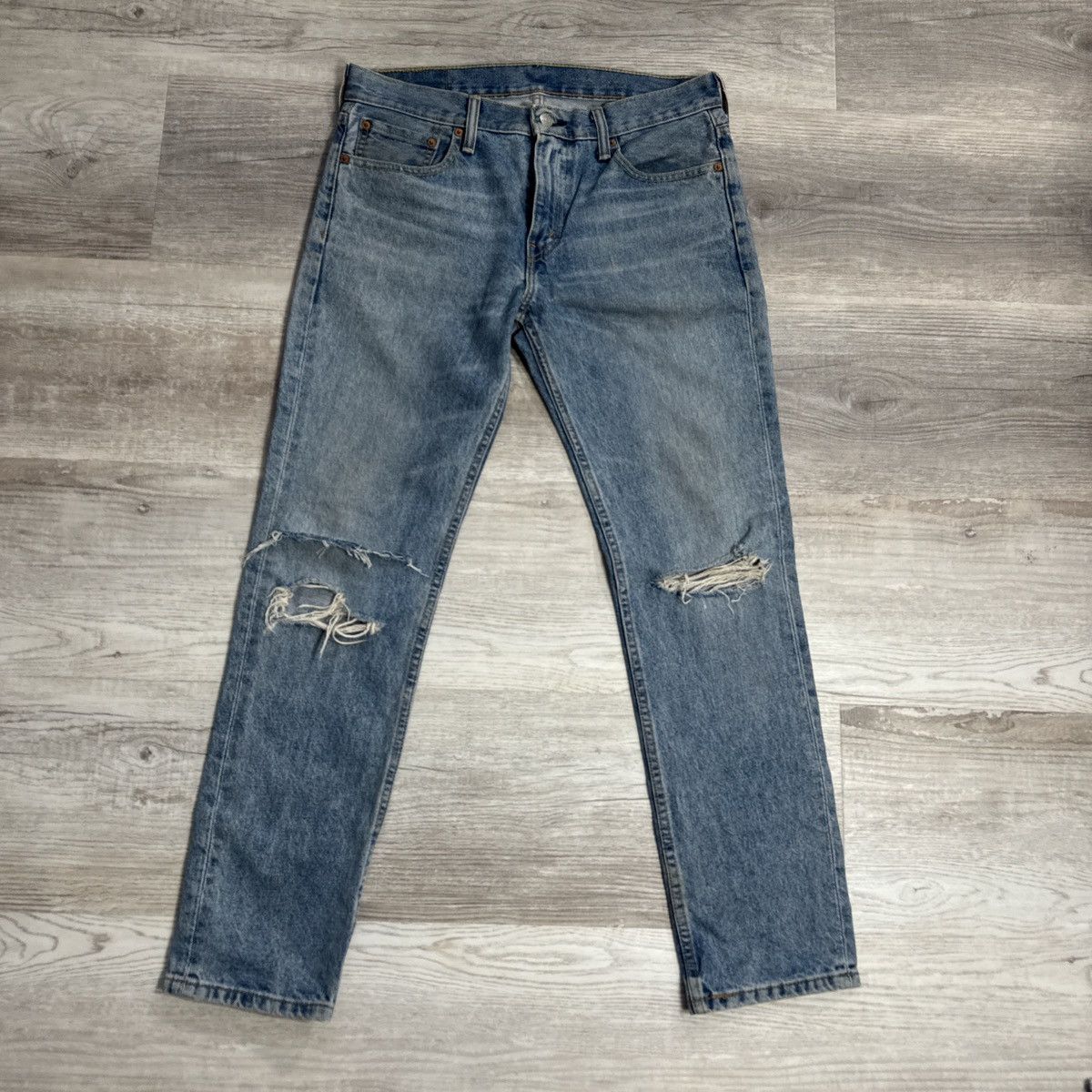 LEVIS 511 distressed ripped